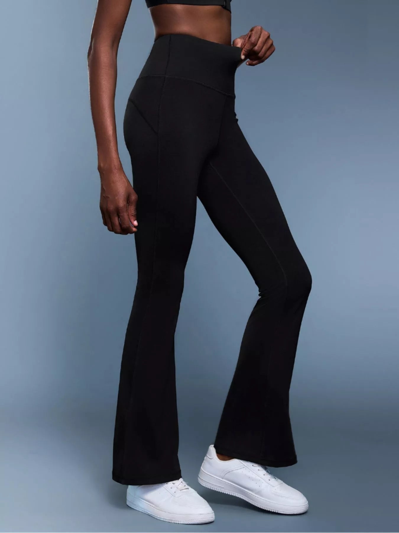 High - Waisted Flare Active Pants - Flip Flop Dynasty