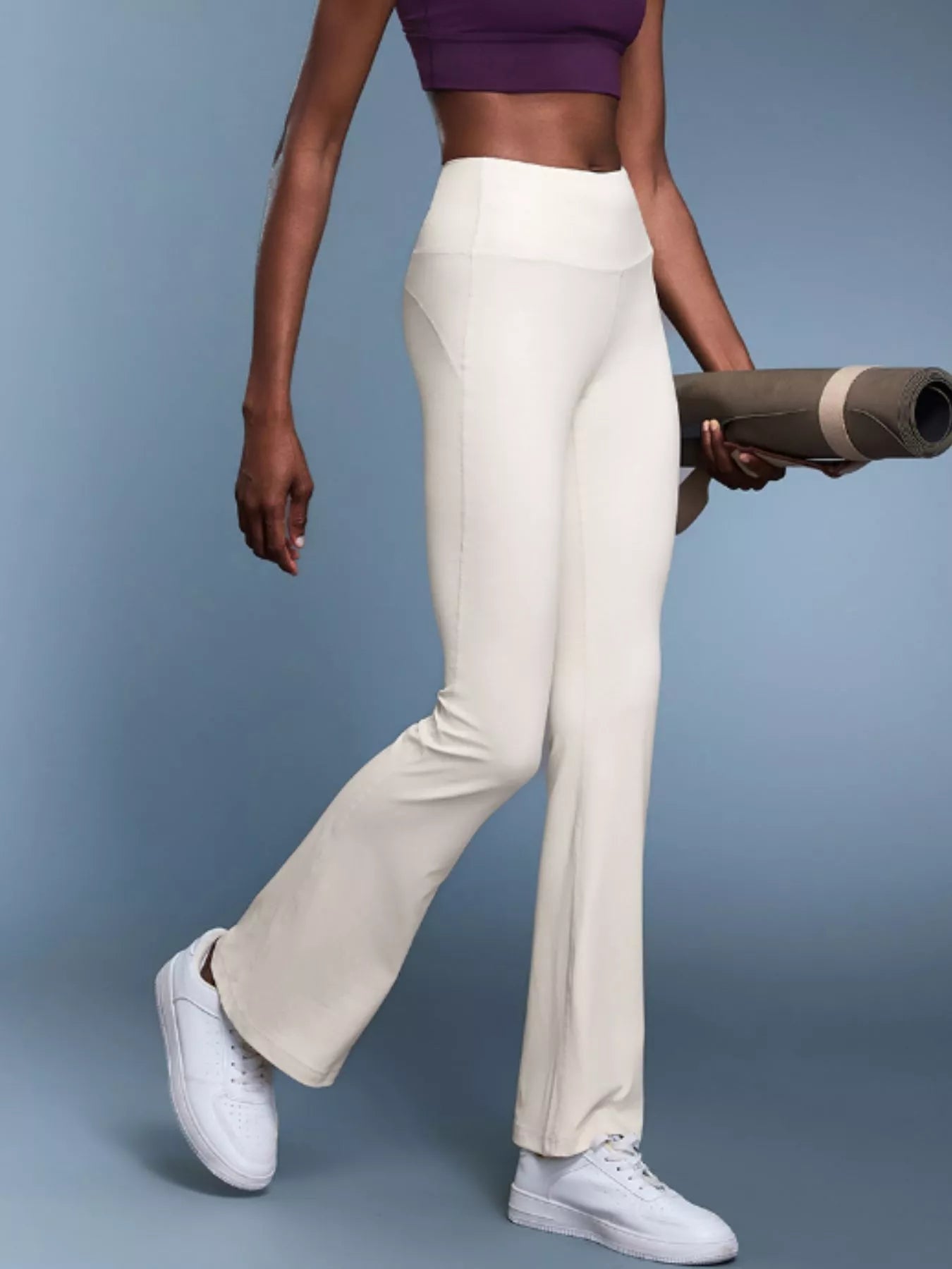 High - Waisted Flare Active Pants - Flip Flop Dynasty