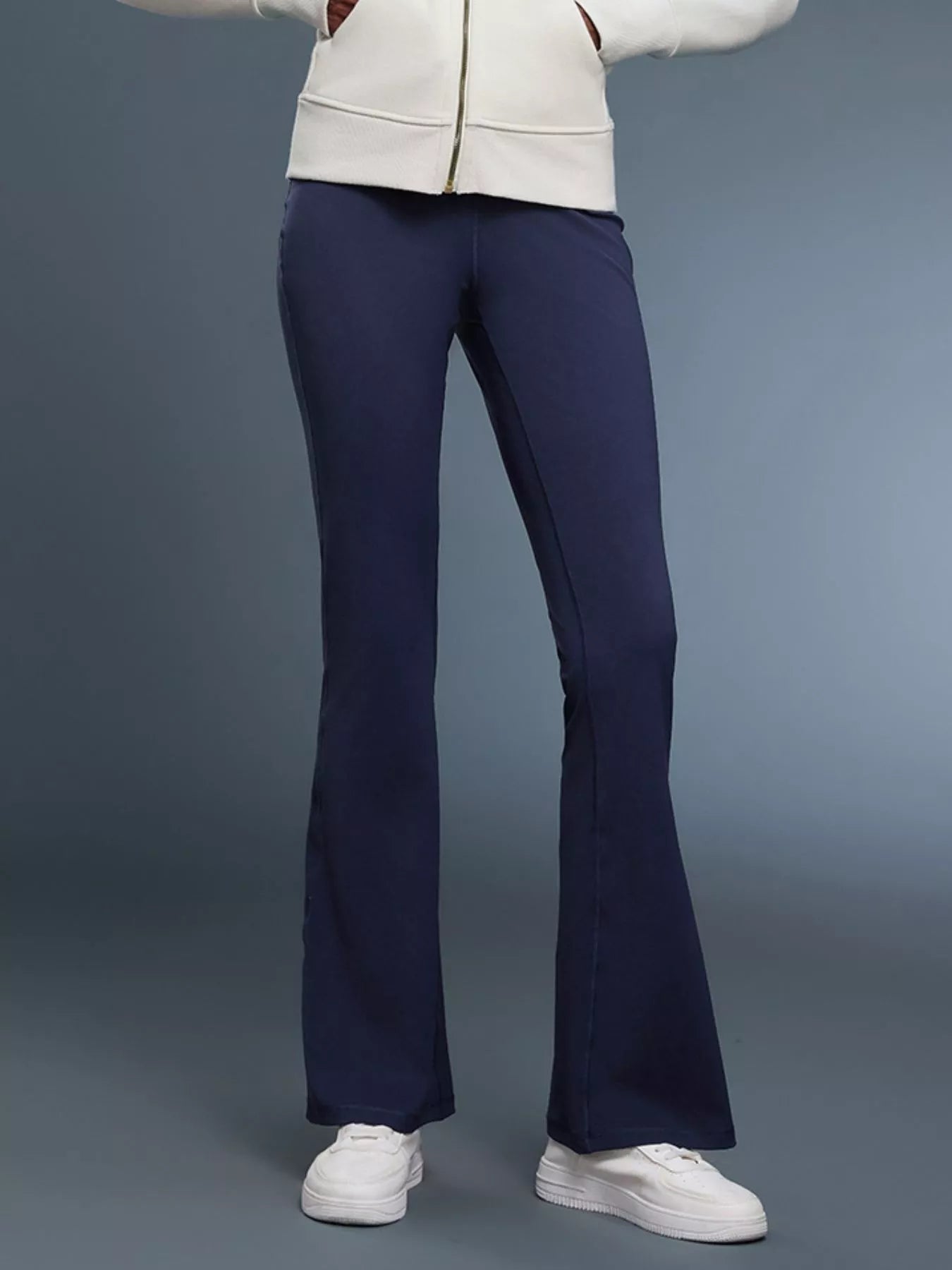 High - Waisted Flare Active Pants - Flip Flop Dynasty