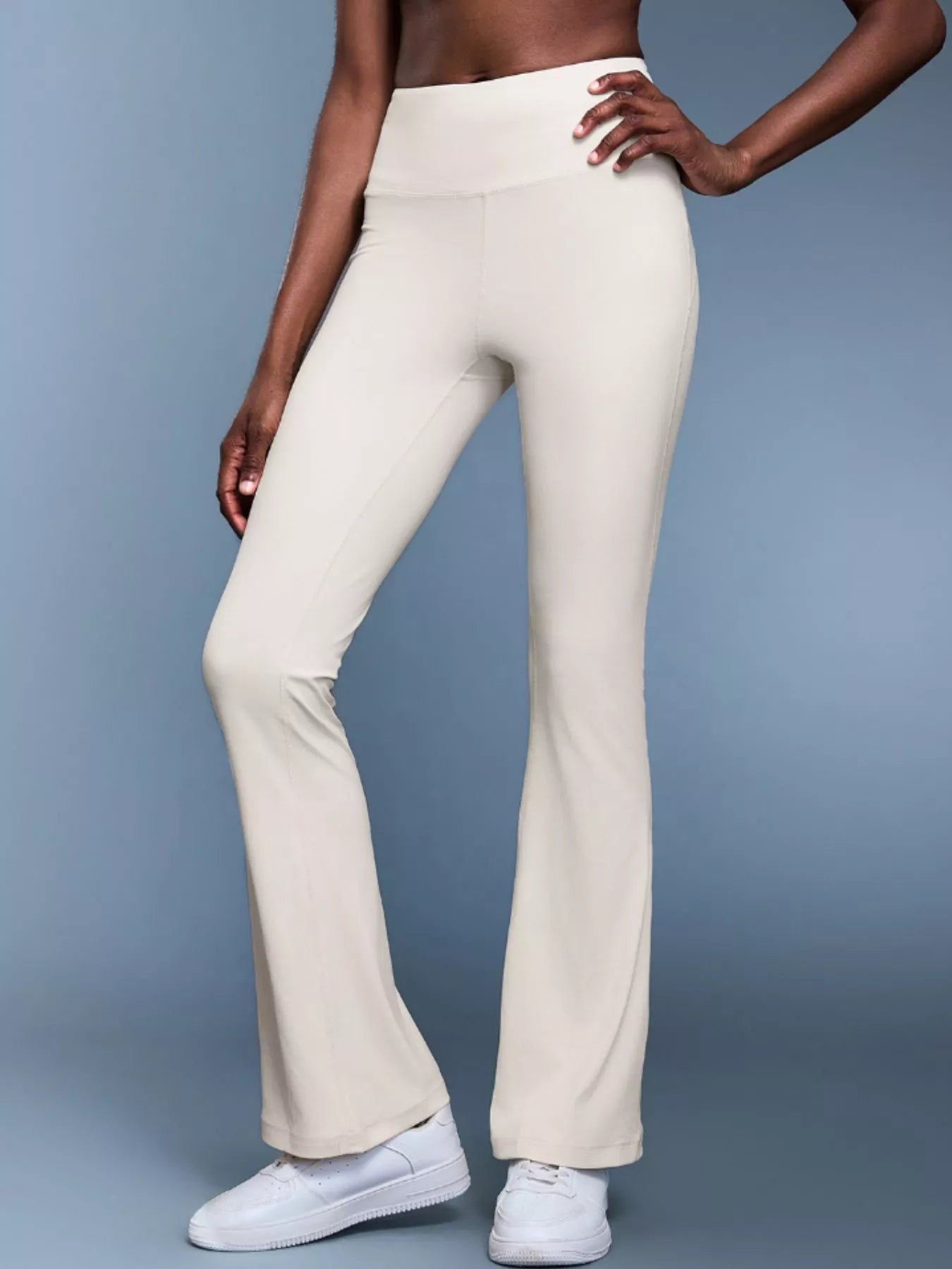 High - Waisted Flare Active Pants - Flip Flop Dynasty
