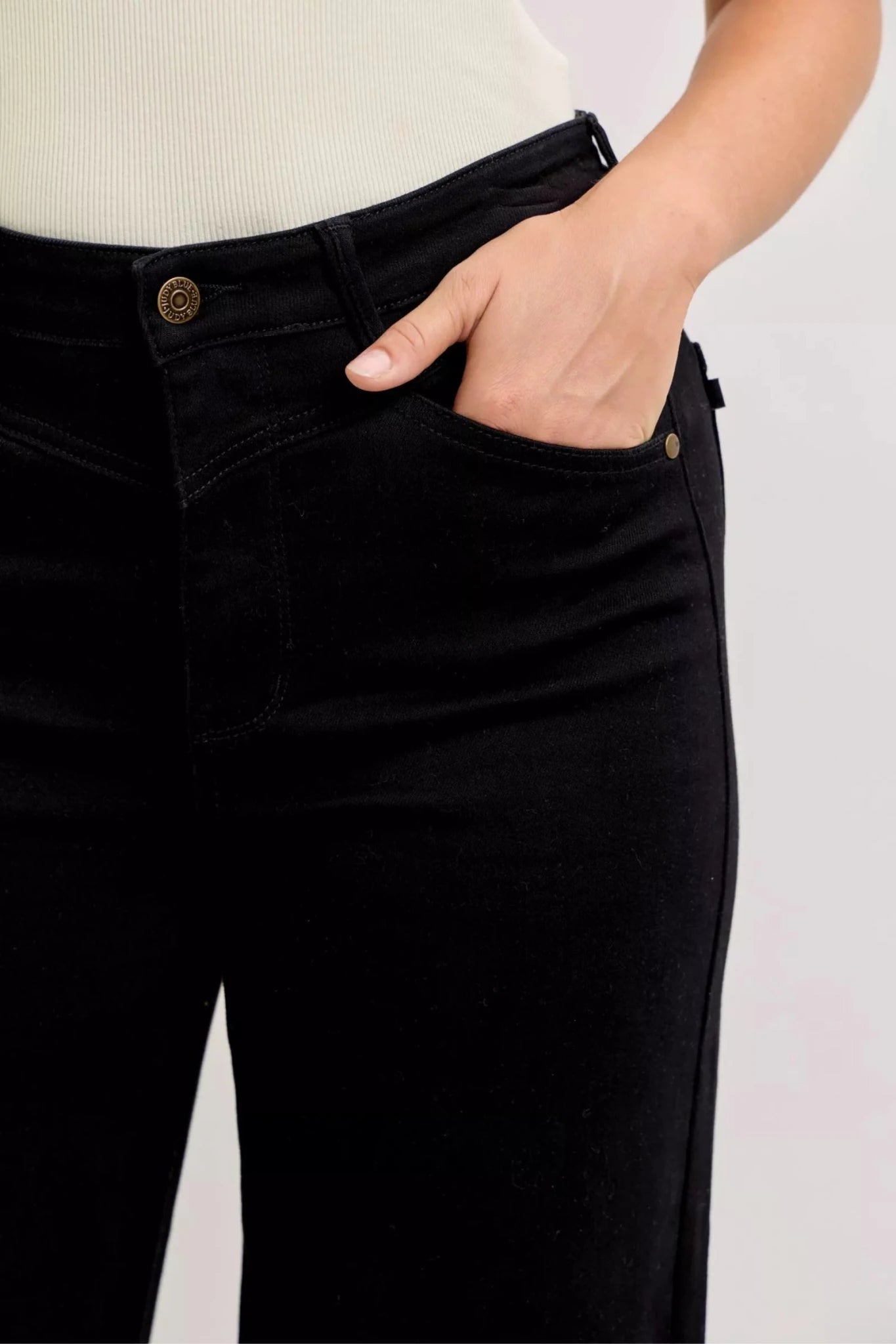 Judy Blue High - Waisted Wide Leg Jeans - Flip Flop Dynasty