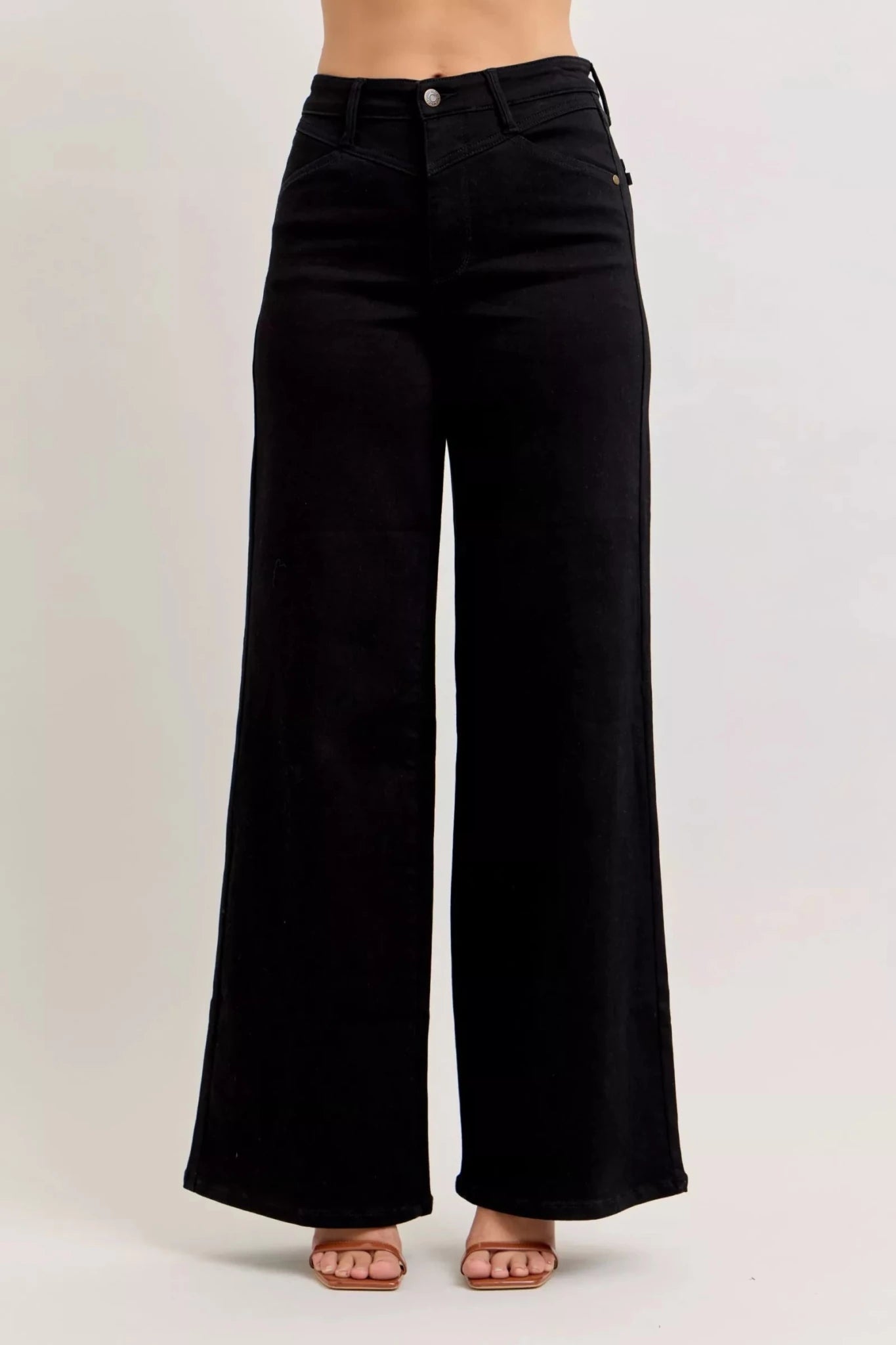 Judy Blue High - Waisted Wide Leg Jeans - Flip Flop Dynasty