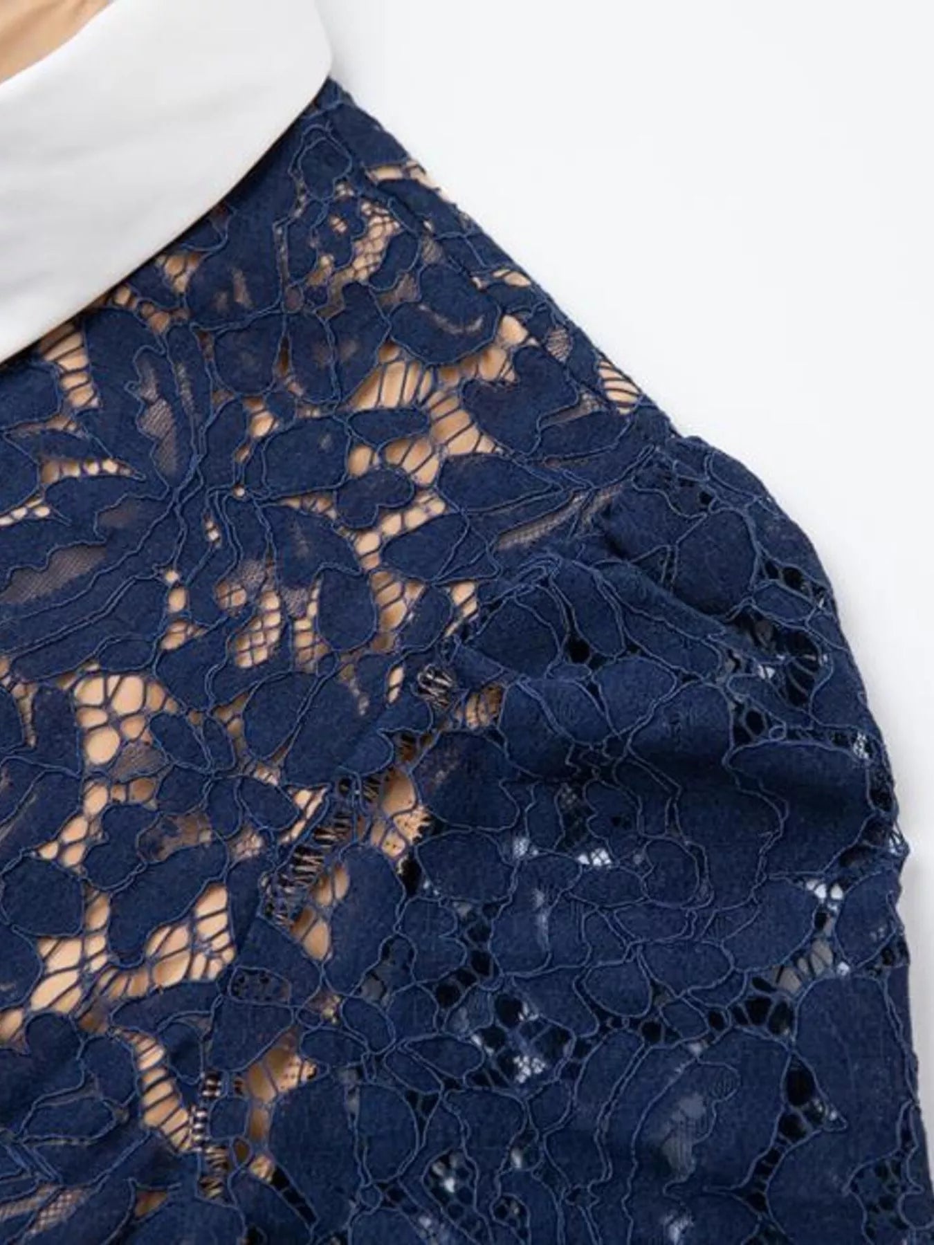 Lace Button-Down Midi Dress - Flip Flop Dynasty