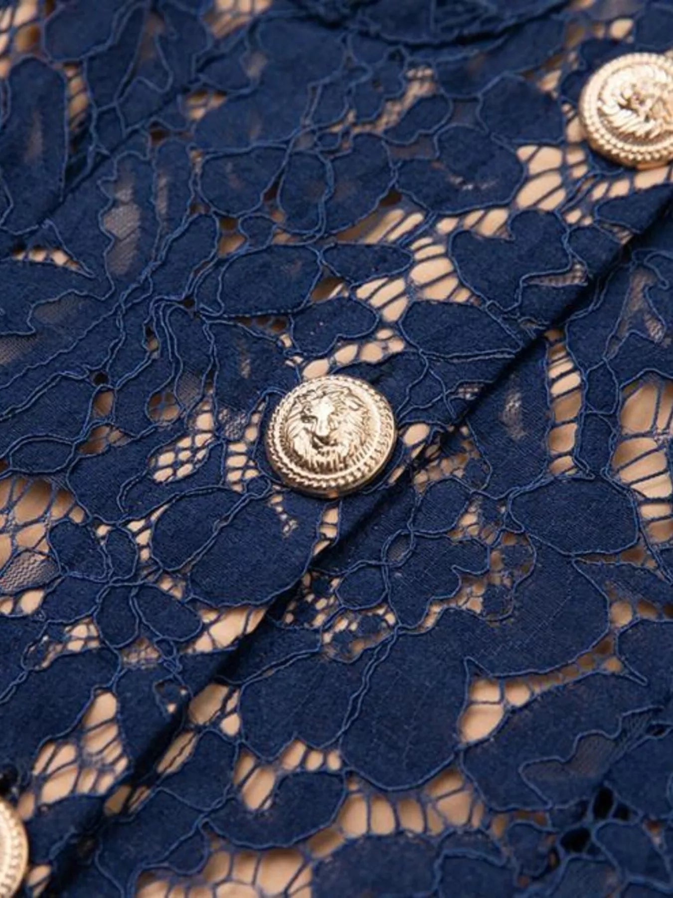 Lace Button-Down Midi Dress - Flip Flop Dynasty