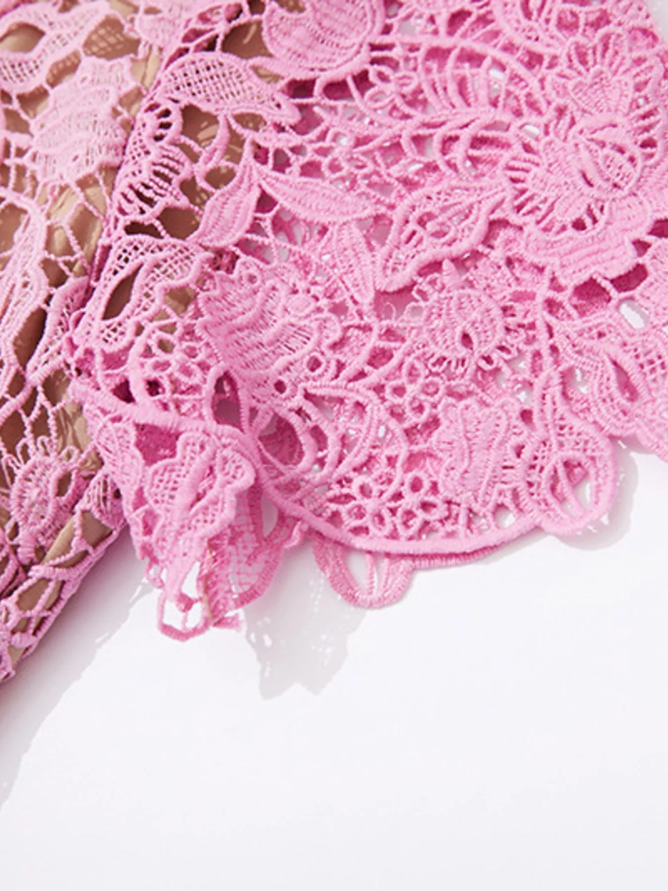 Lace Button-Up Midi Dress - Flip Flop Dynasty