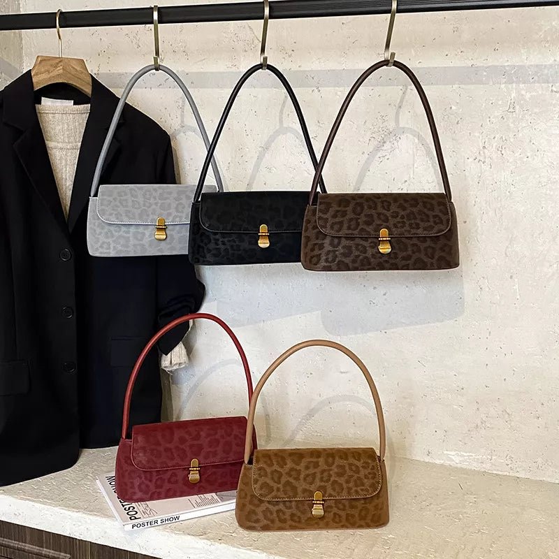 Leopard Print Shoulder Bag - Flip Flop Dynasty