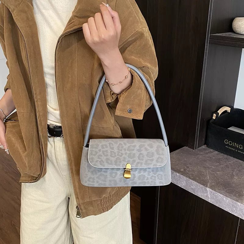 Leopard Print Shoulder Bag - Flip Flop Dynasty