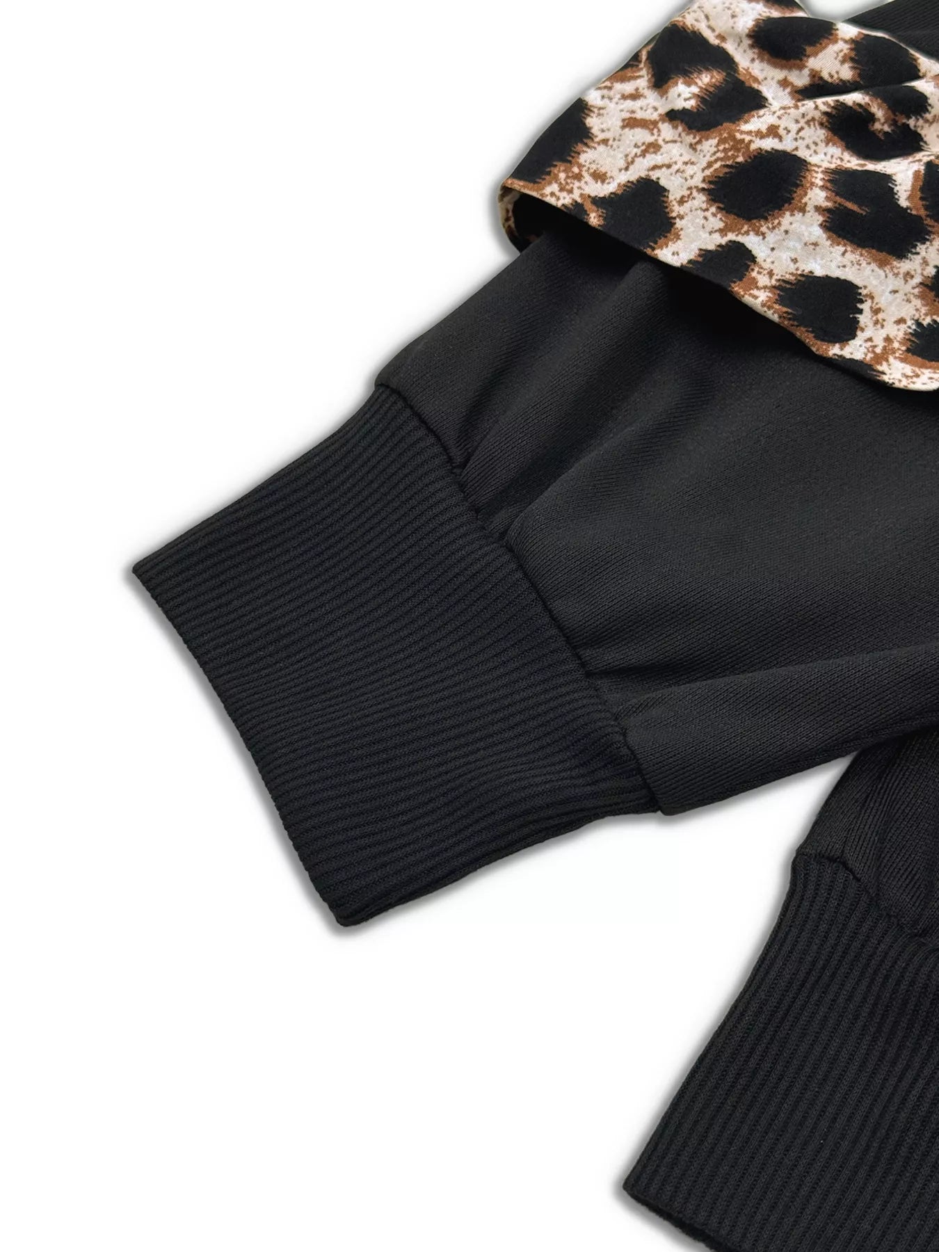Leopard Trim Top and Pants Set - Flip Flop Dynasty