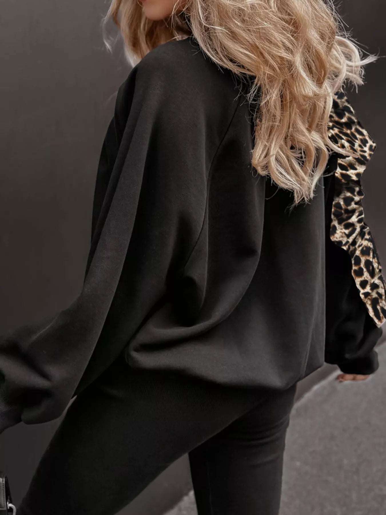 Leopard Trim Top and Pants Set - Flip Flop Dynasty