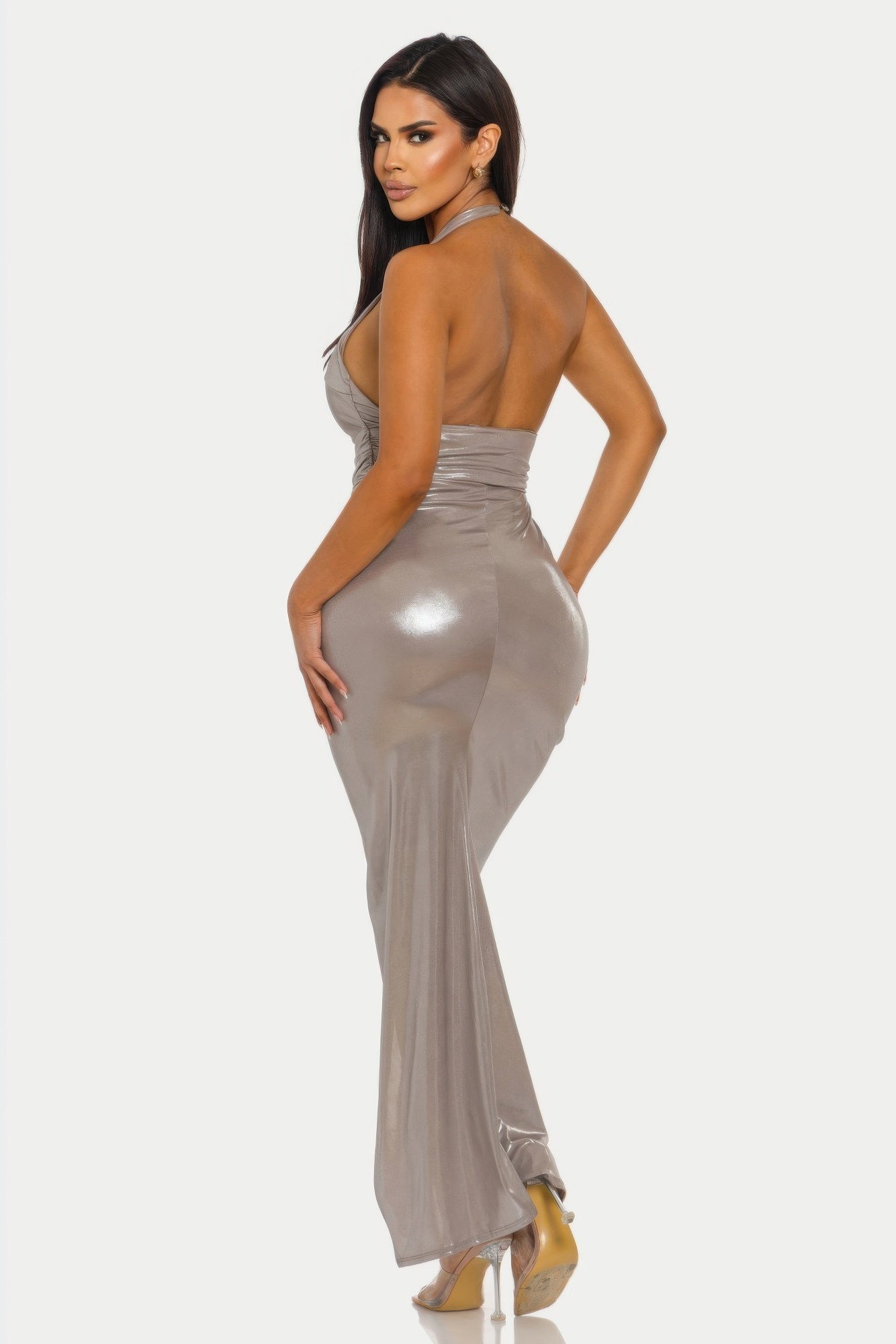 Lustrous Knot Midi Dress - Flip Flop Dynasty