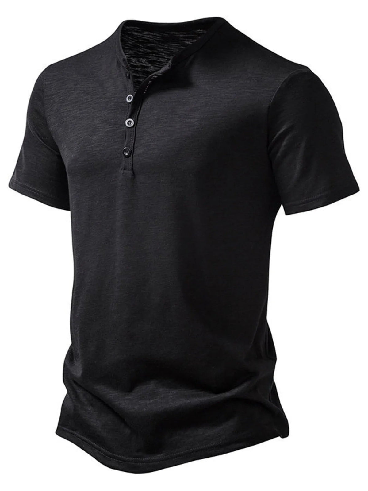 Men's Button Detail Short Sleeve Top - Flip Flop Dynasty