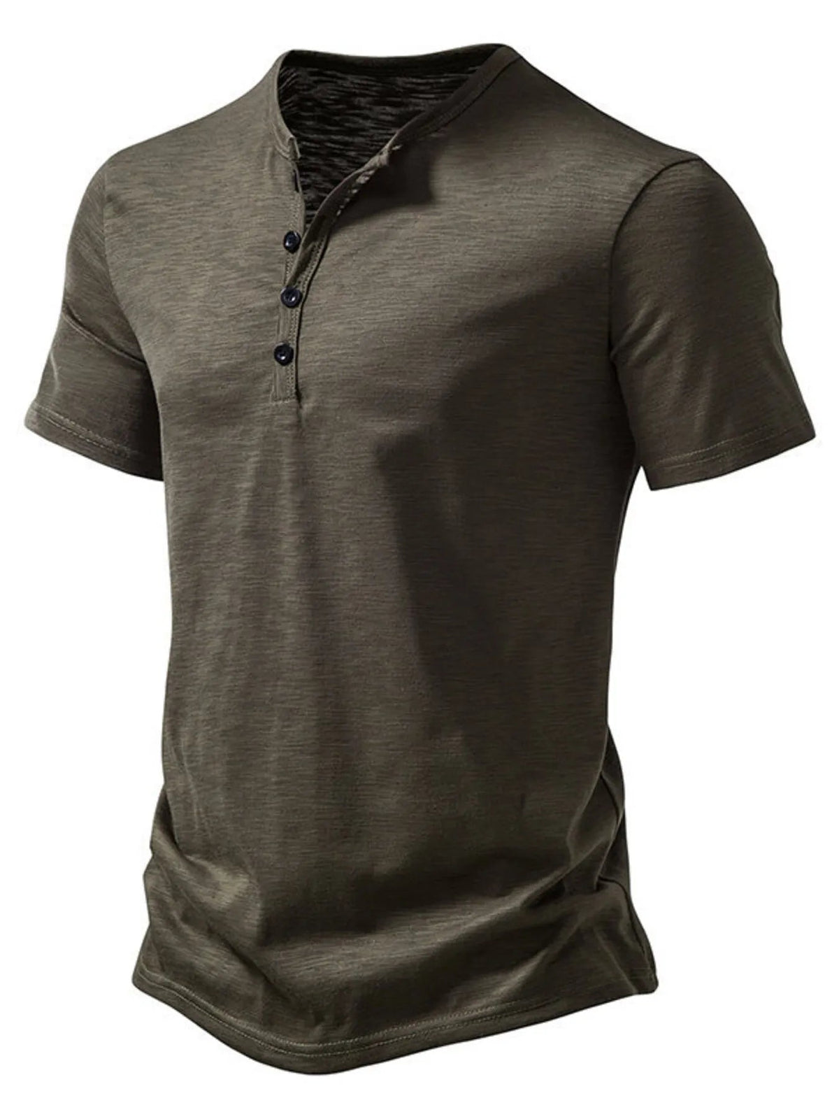Men's Button Detail Short Sleeve Top - Flip Flop Dynasty