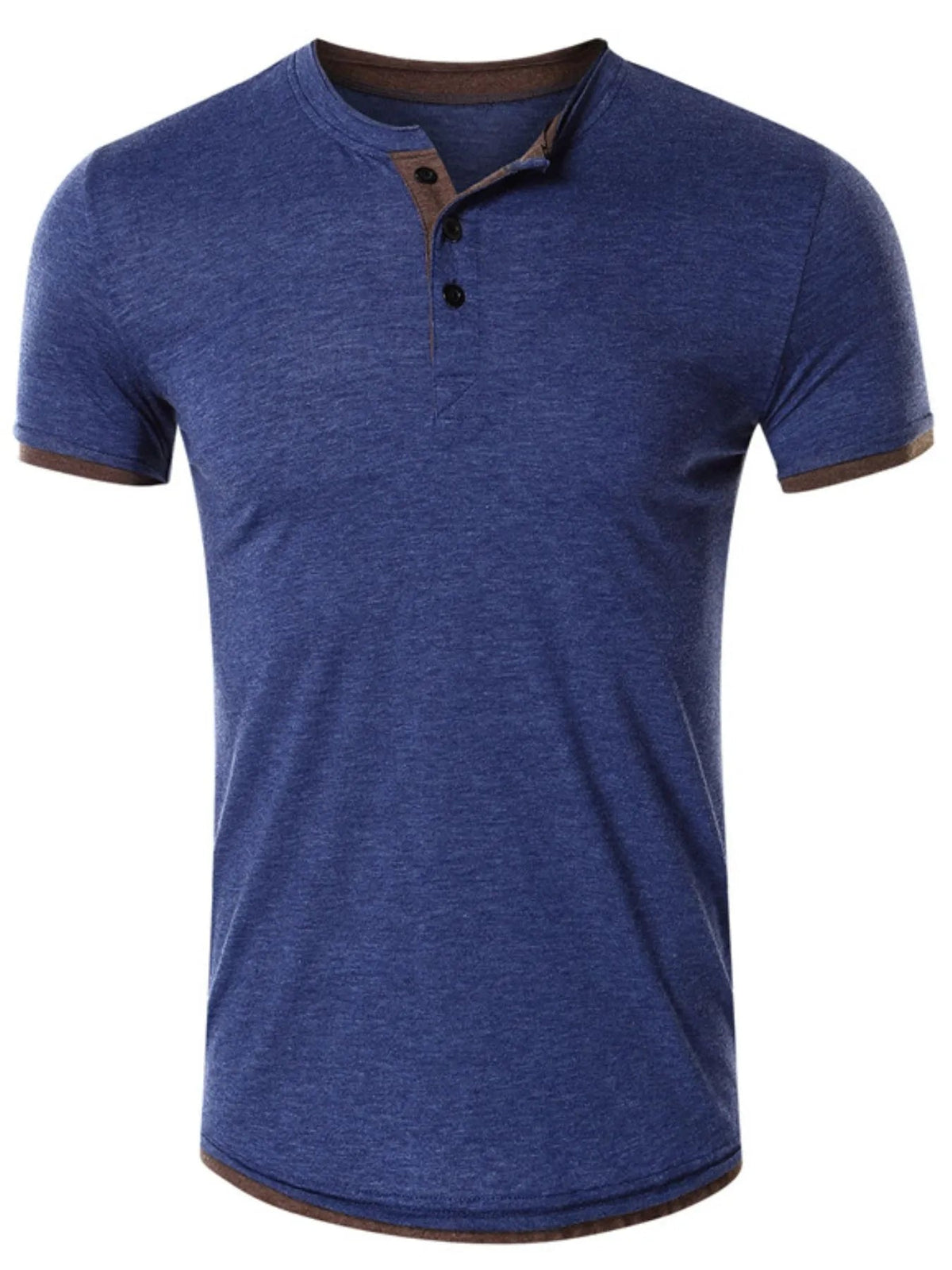 Men's Classic Henley Short Sleeve Top - Flip Flop Dynasty