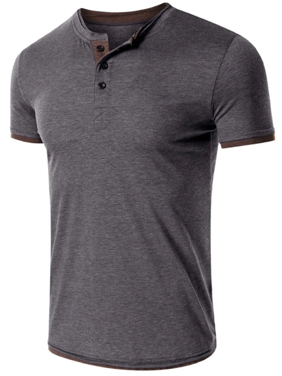 Men's Classic Henley Short Sleeve Top - Flip Flop Dynasty