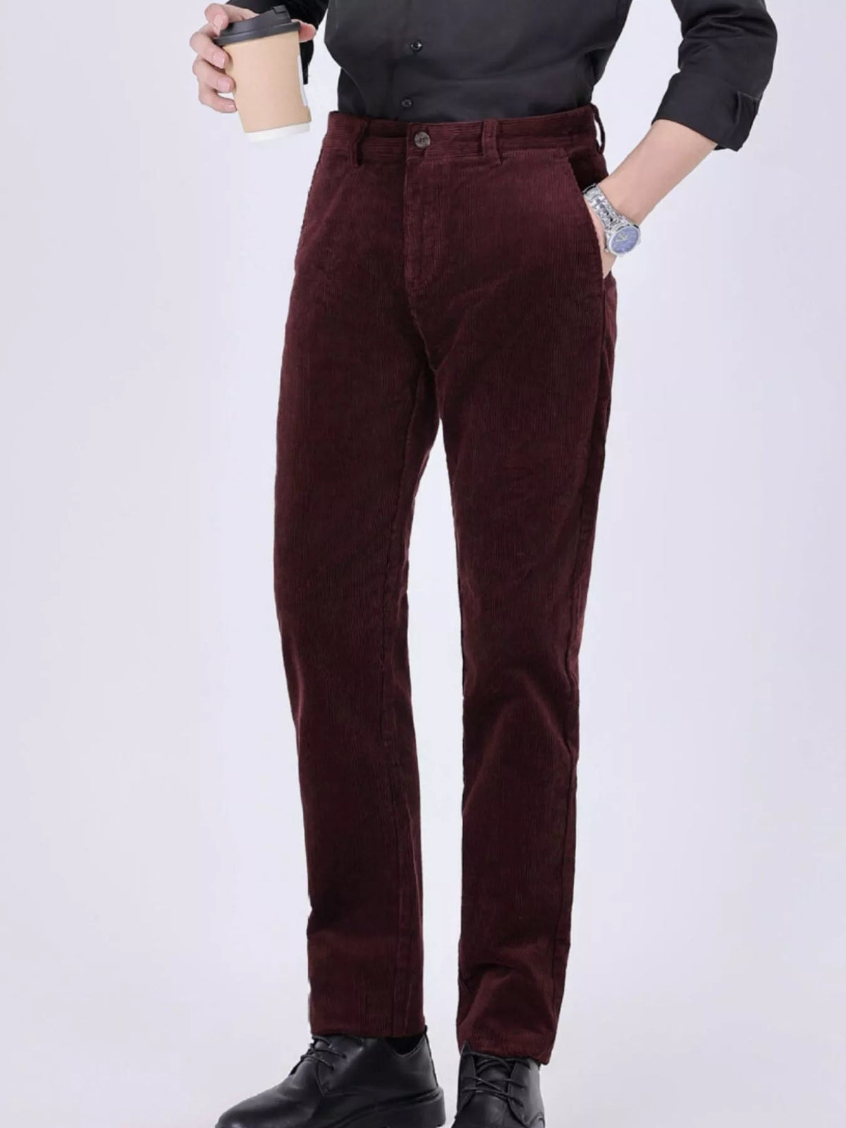 Men's Corduroy Slim-Fit Pants - Flip Flop Dynasty