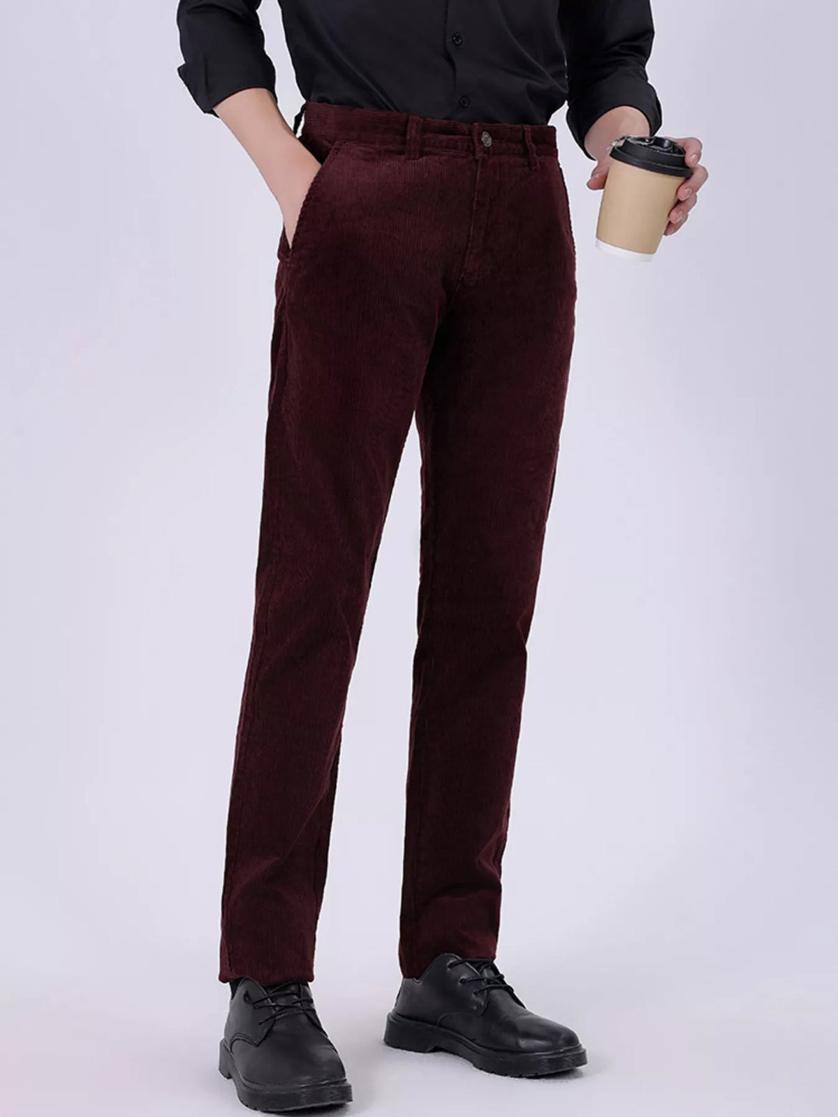 Men's Corduroy Slim-Fit Pants - Flip Flop Dynasty
