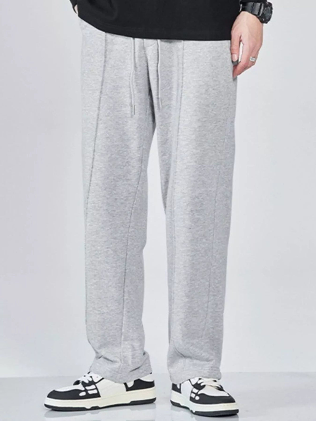 Men's Full Size Casual Drawstring Wide Leg Sweatpants Plus Size - Flip Flop Dynasty