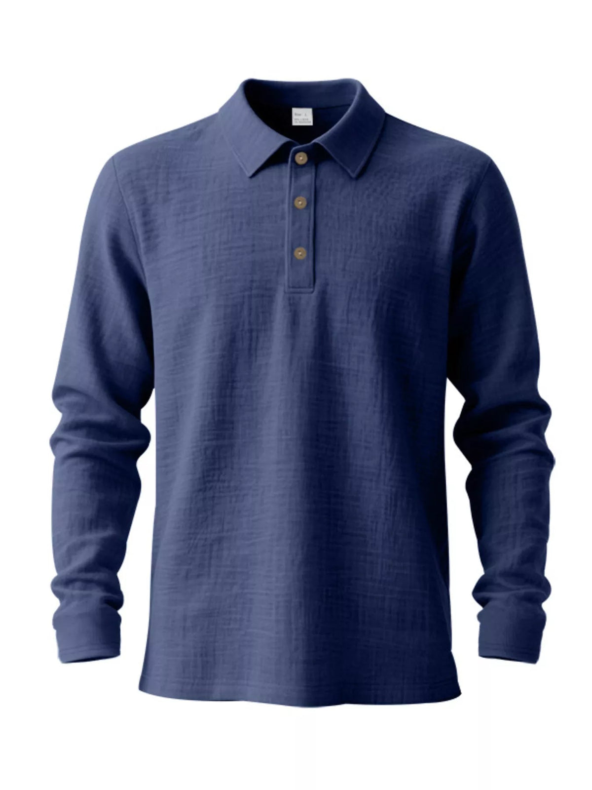 Men's Full Size Classic Long Sleeve Polo Plus Size - Flip Flop Dynasty