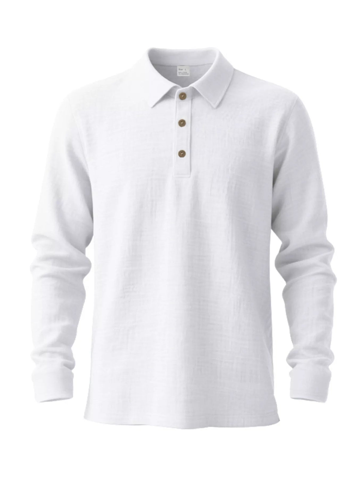 Men's Full Size Classic Long Sleeve Polo Plus Size - Flip Flop Dynasty