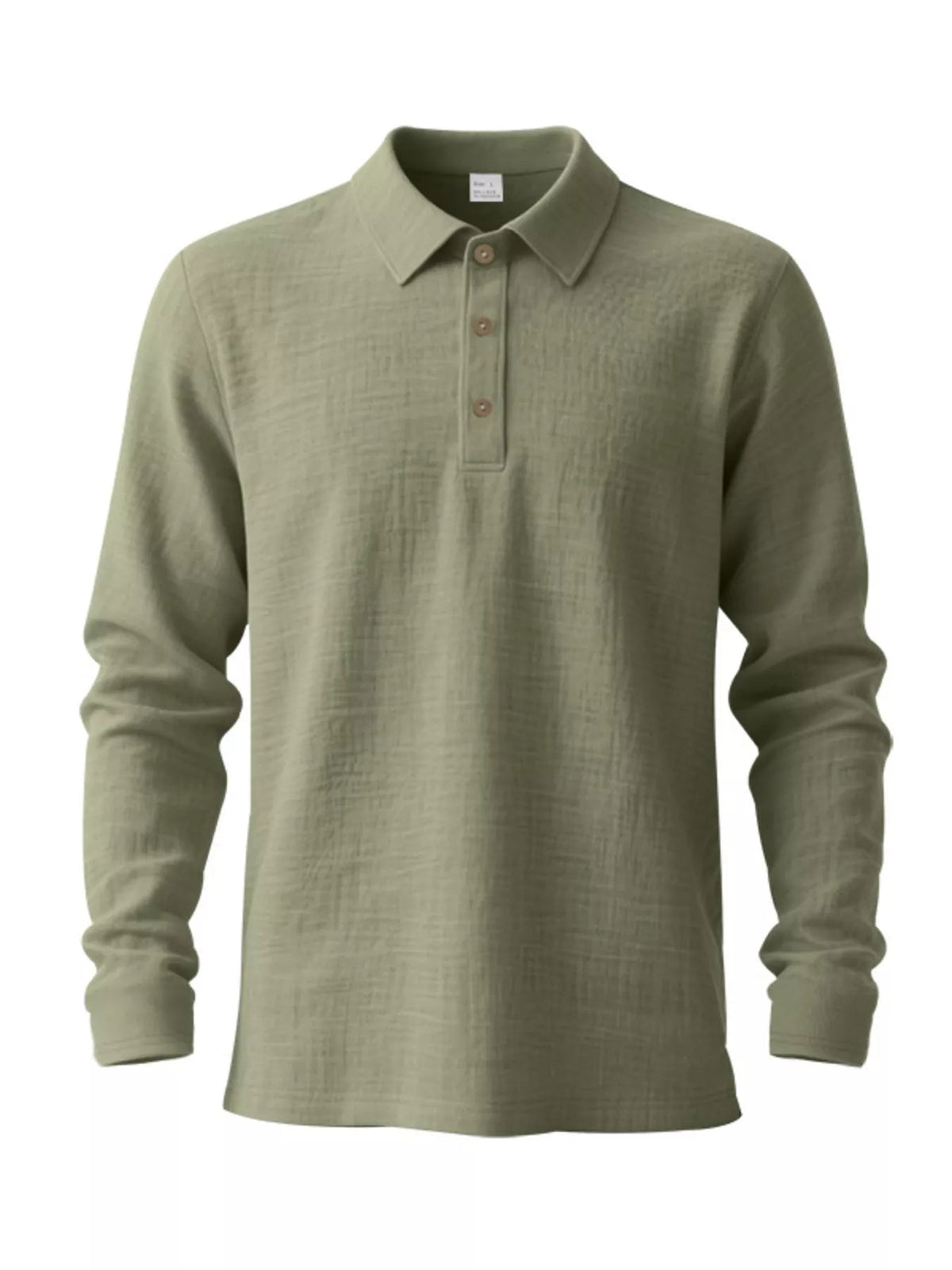 Men's Full Size Classic Long Sleeve Polo Plus Size - Flip Flop Dynasty
