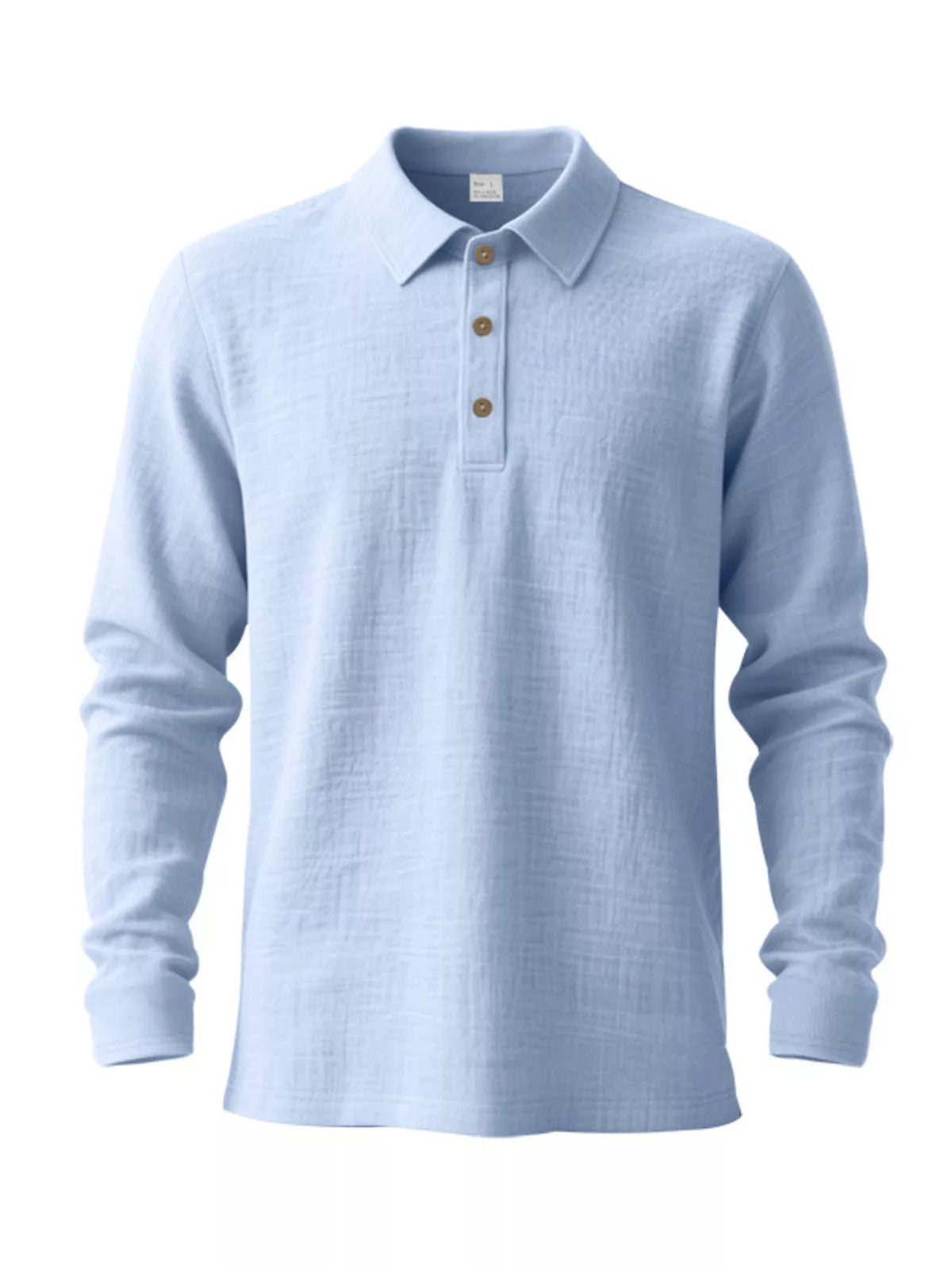 Men's Full Size Classic Long Sleeve Polo Plus Size - Flip Flop Dynasty