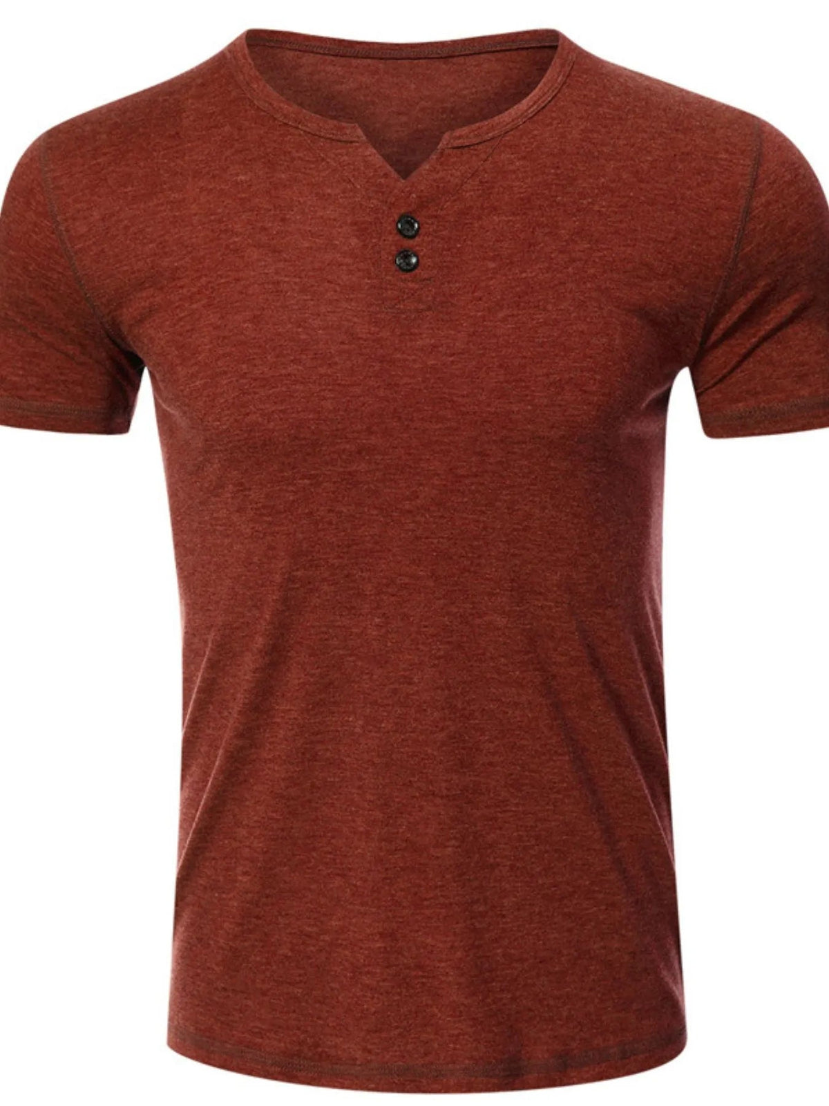 Men's Henley Short Sleeve Polo Top - Flip Flop Dynasty