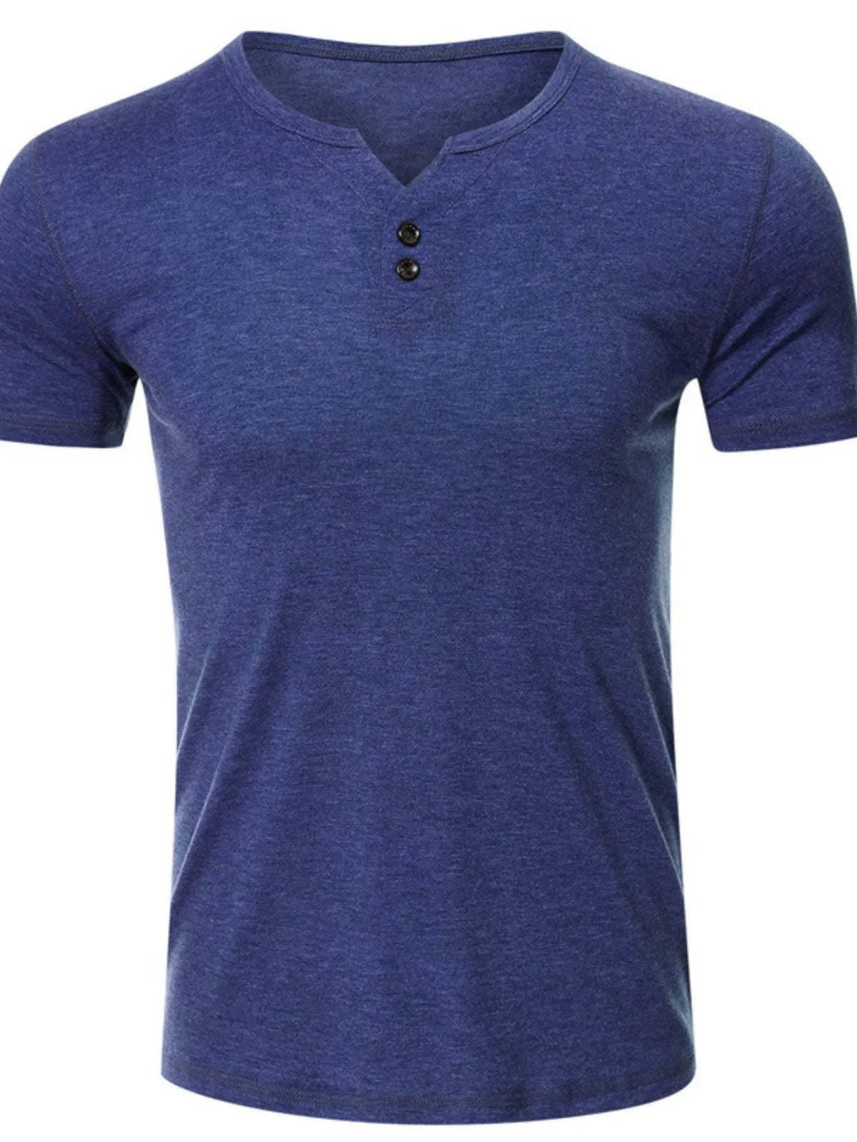 Men's Henley Short Sleeve Polo Top - Flip Flop Dynasty