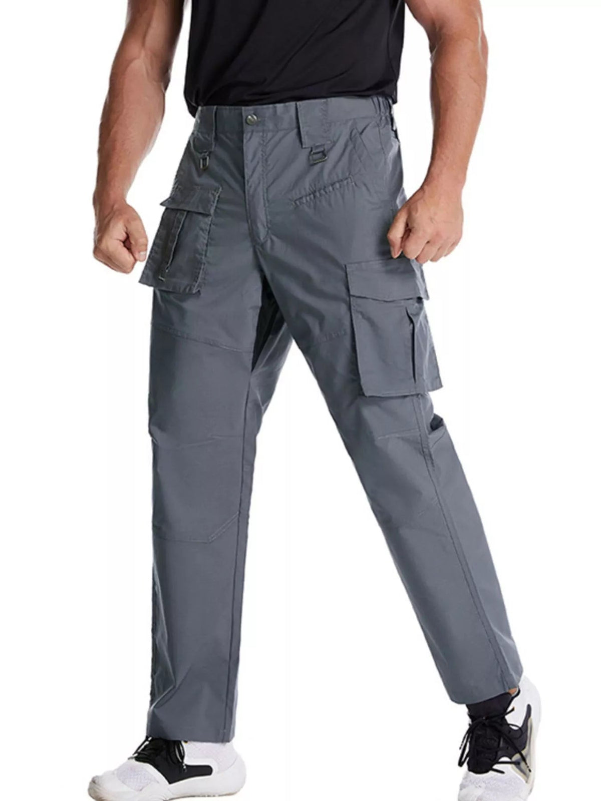 Men's Multi-Pocket Relaxed Fit Cargo Pants - Flip Flop Dynasty