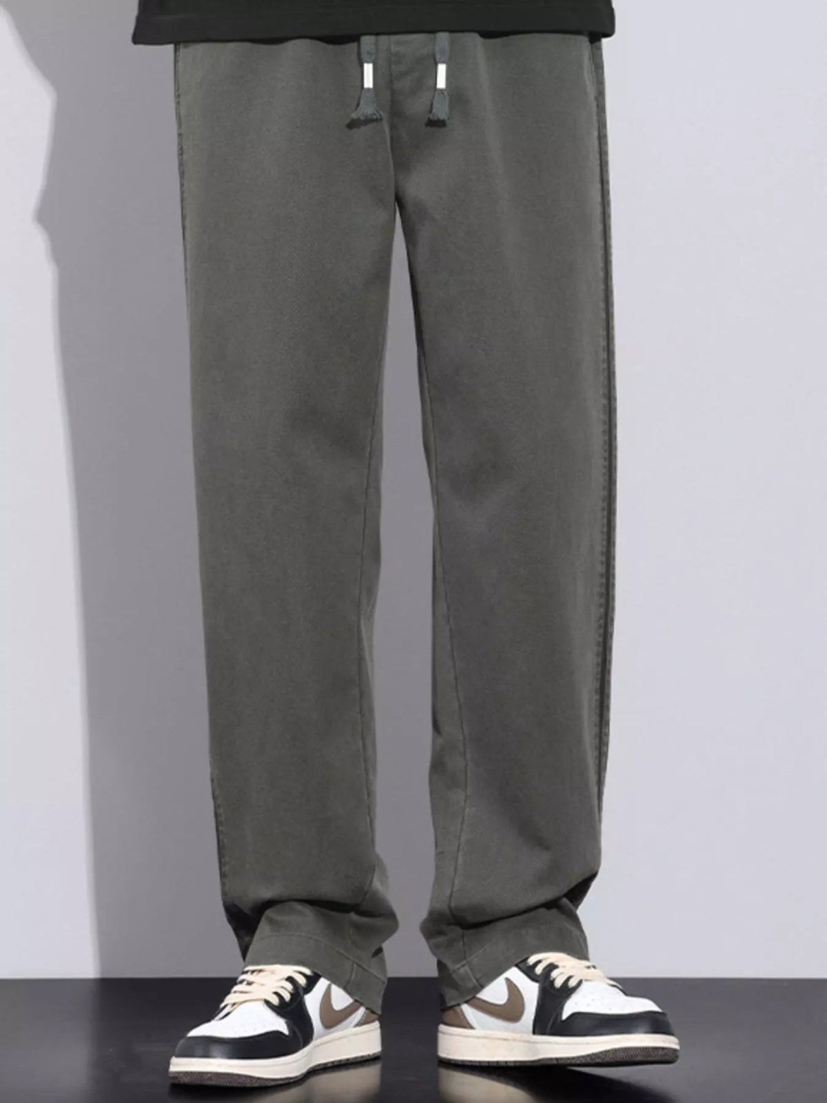 Men's Plus Size Casual Loose Fit Stripes Pants - Flip Flop Dynasty