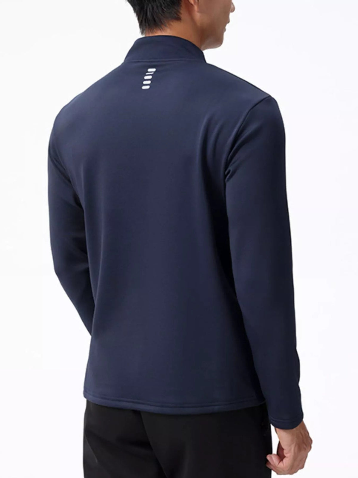 Men's Plus Size Half-Zip Long Sleeve Top - Flip Flop Dynasty