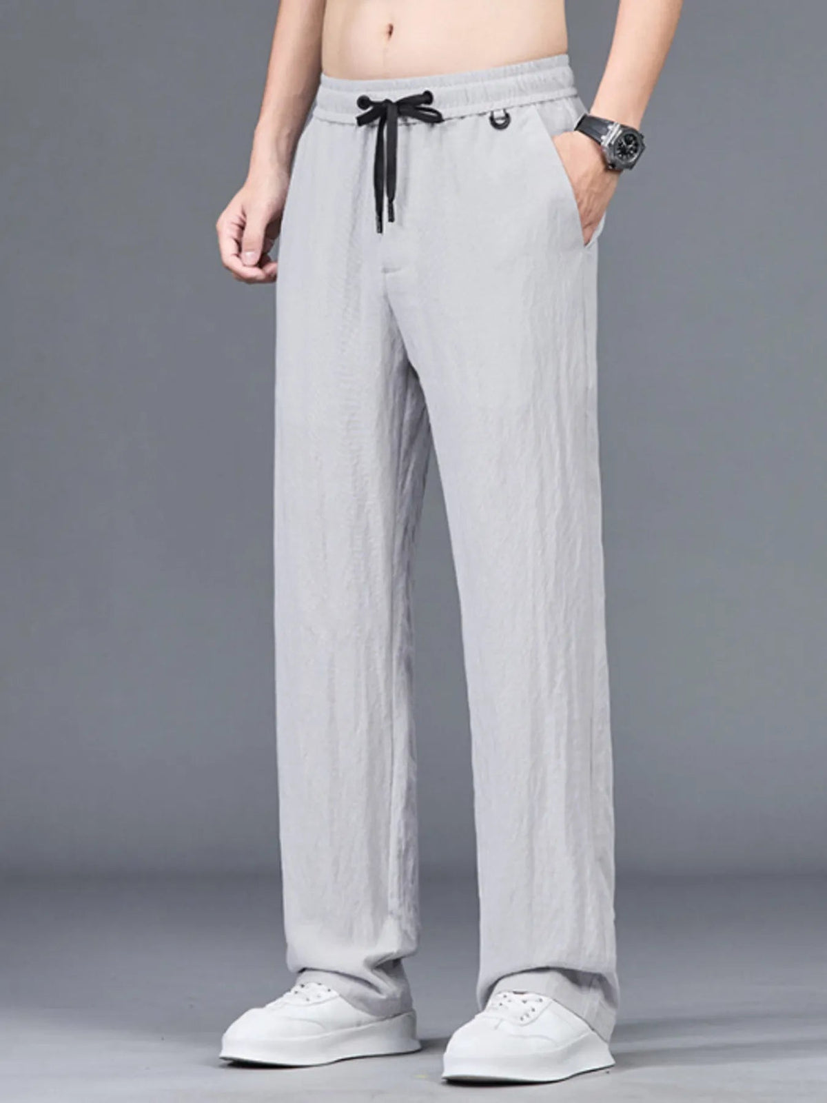 Men's Plus Size Lightweight Casual Pants - Flip Flop Dynasty