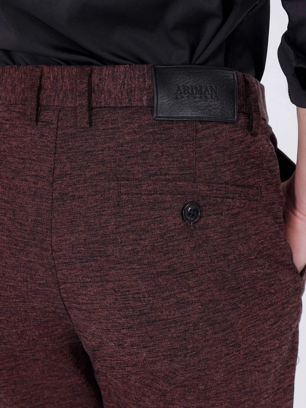 Men's Textured Slim-Fit Pants - Flip Flop Dynasty