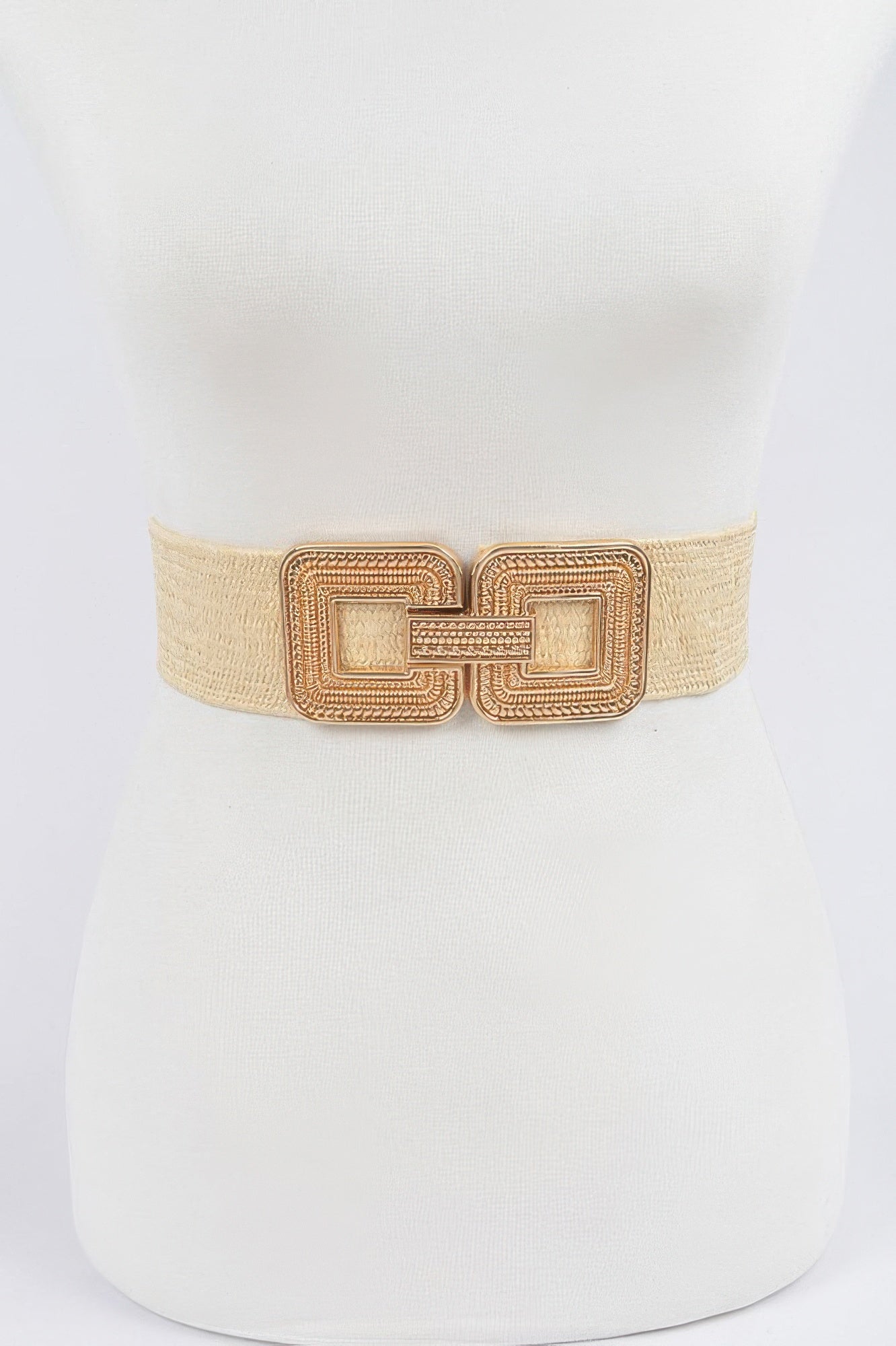 Metal Buckle Stretch Belt - Flip Flop Dynasty