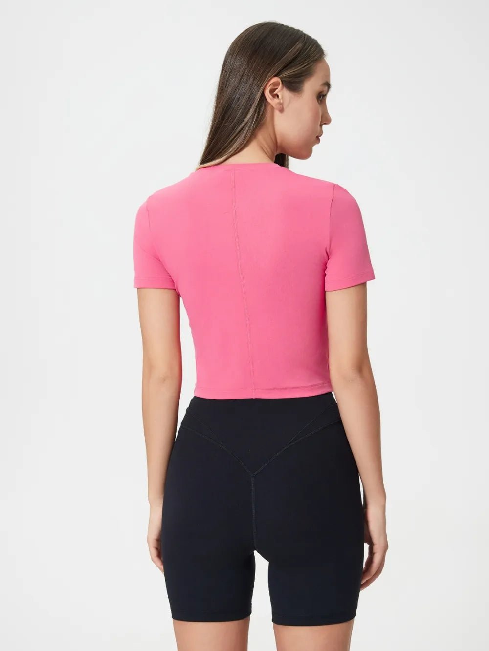 Millennia Round Neck Short Sleeve Active T-Shirt - Flip Flop Dynasty