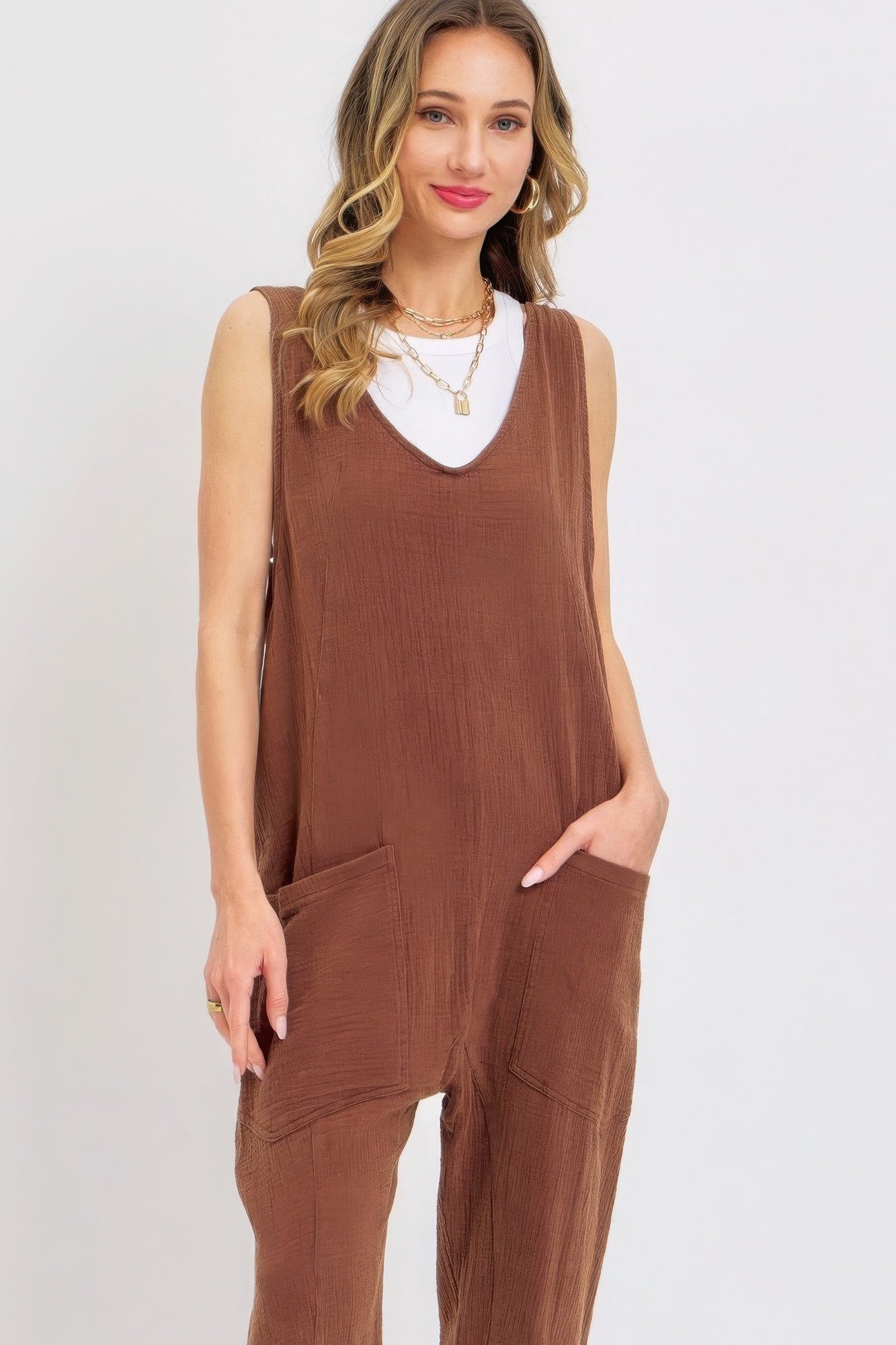 Mineral Washed Summer Jumpsuit - Flip Flop Dynasty