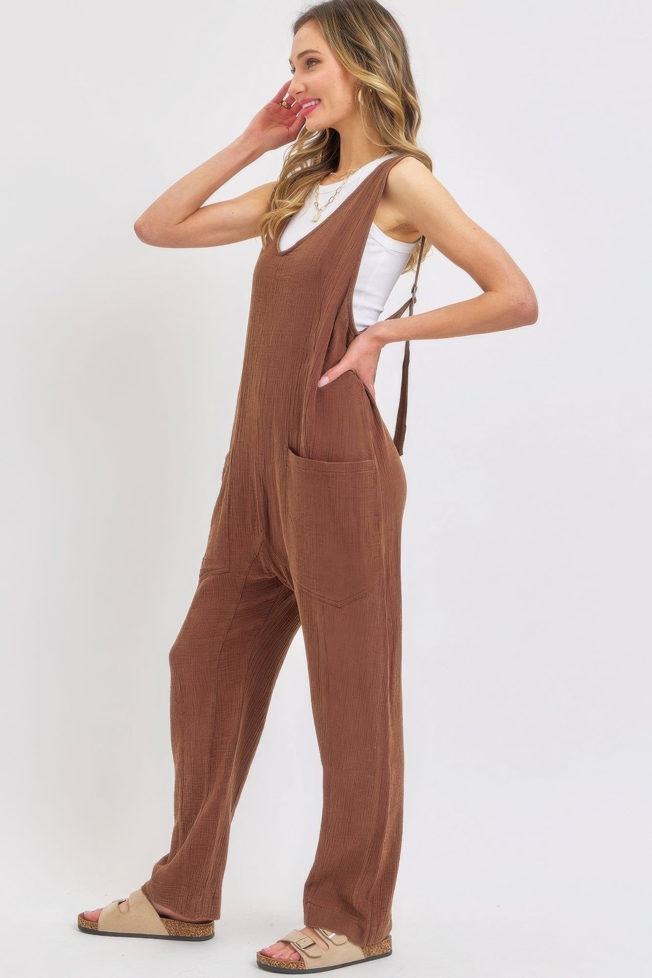 Mineral Washed Summer Jumpsuit - Flip Flop Dynasty