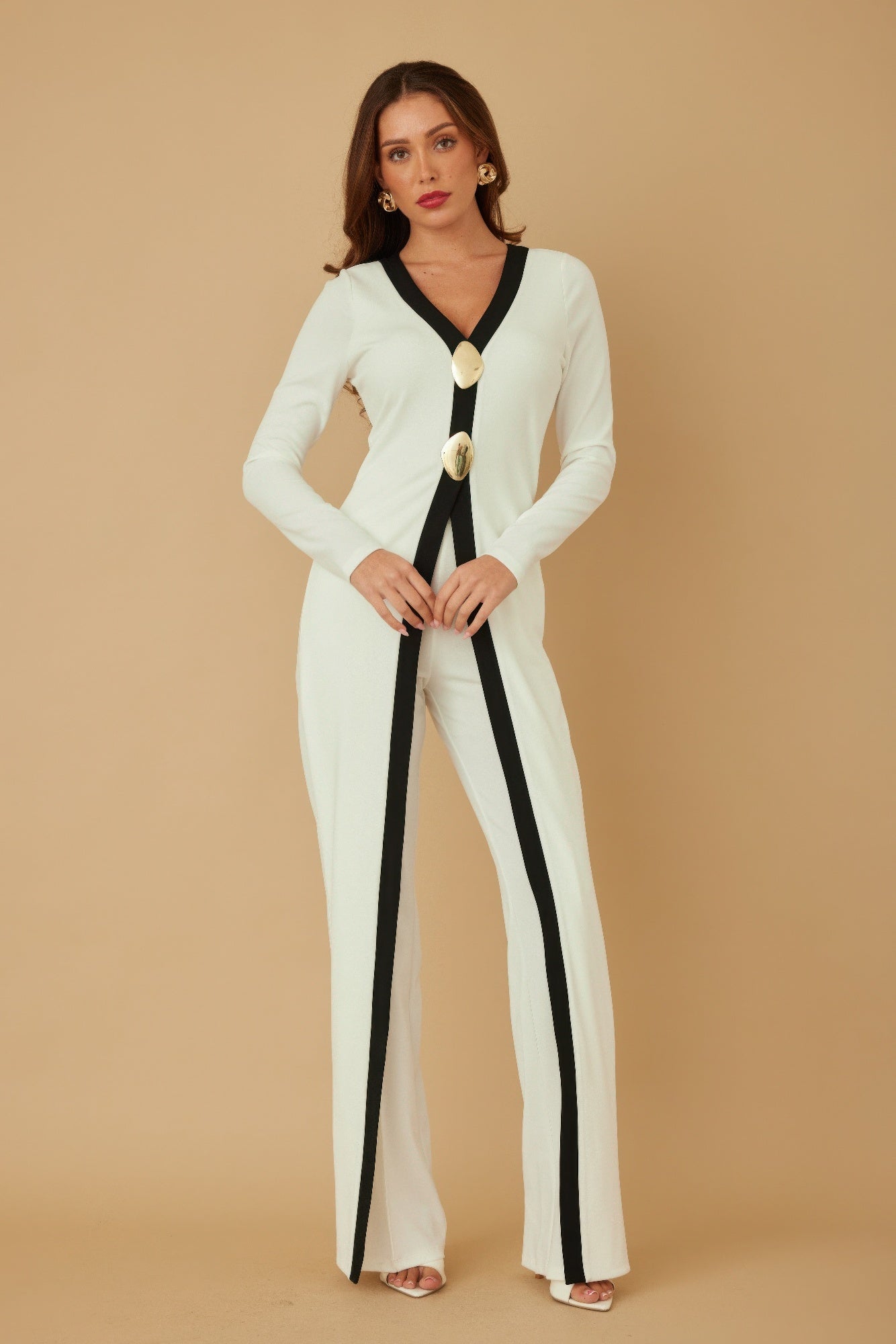 Mirror Stone Long Layer Jumpsuit - Flip Flop Dynasty