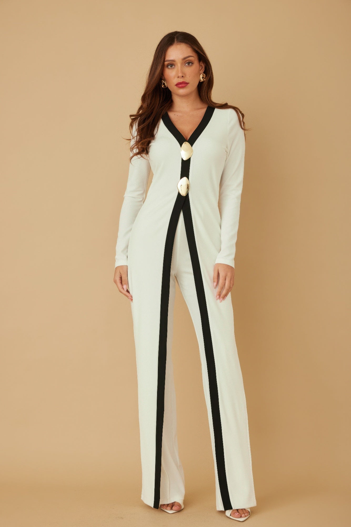 Mirror Stone Long Layer Jumpsuit - Flip Flop Dynasty