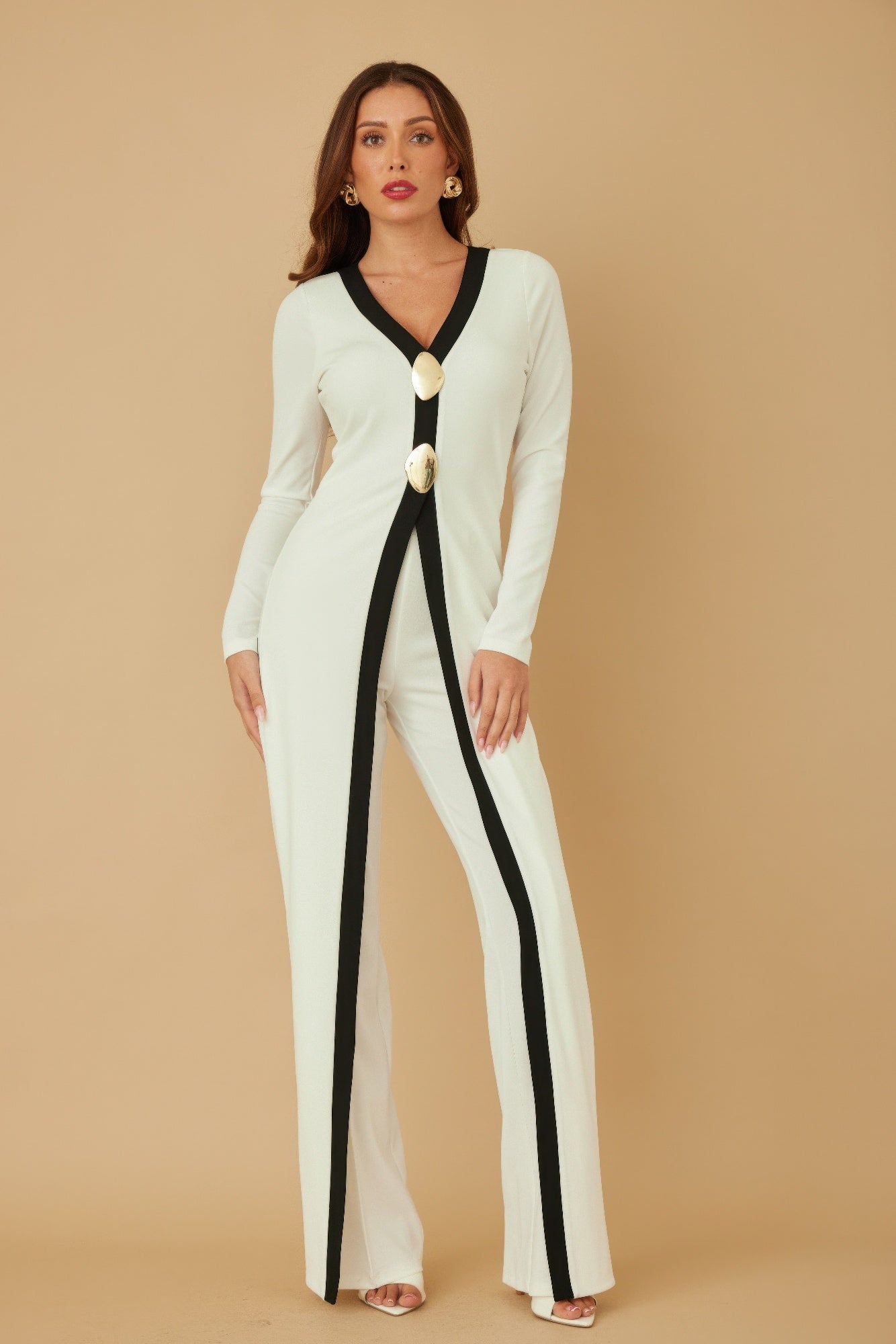 Mirror Stone Long Layer Jumpsuit - Flip Flop Dynasty