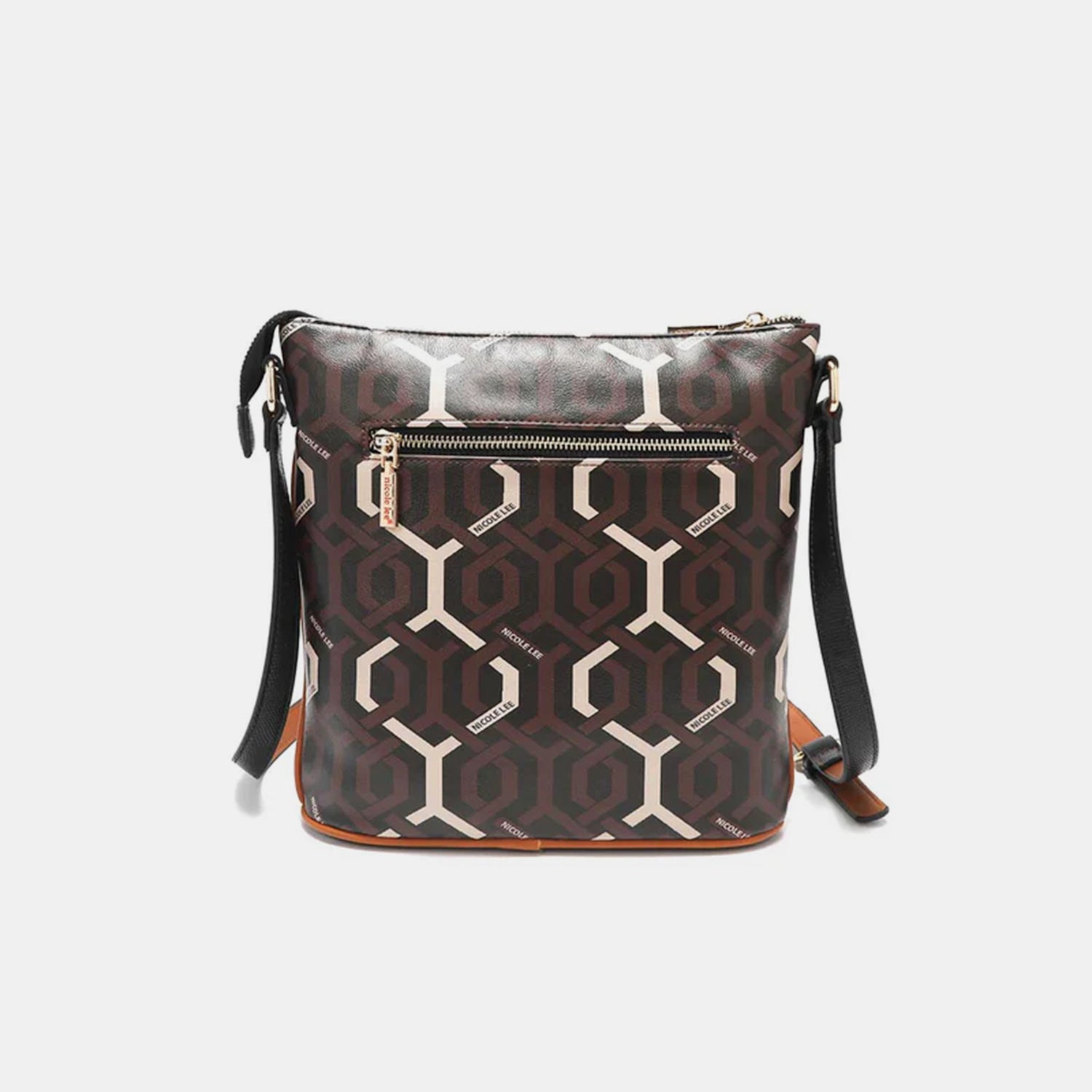 Nicole Lee USA Geometric Pattern Crossbody Bag - Flip Flop Dynasty