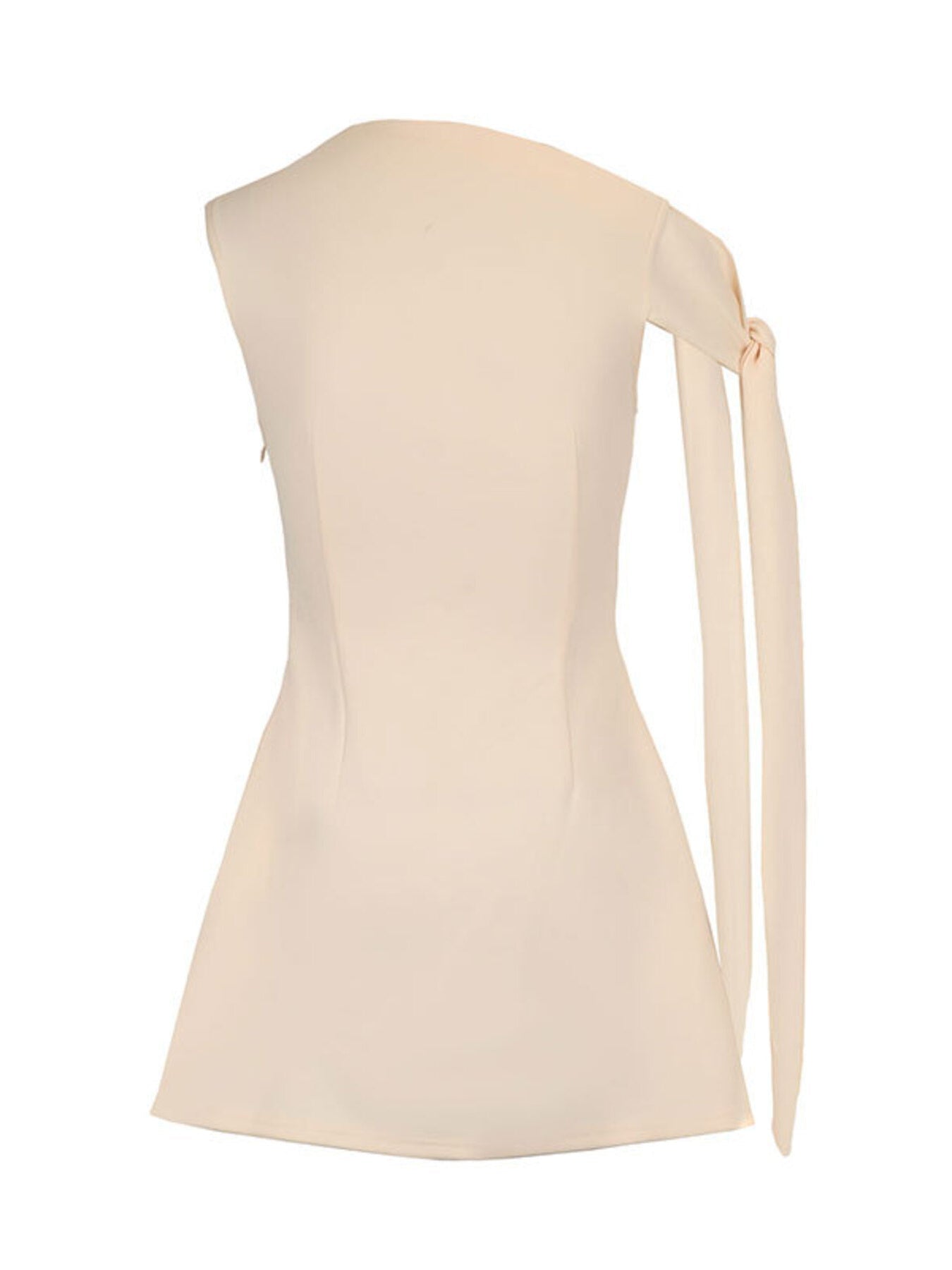 One - Shoulder Bowknot Mini Dress - Flip Flop Dynasty