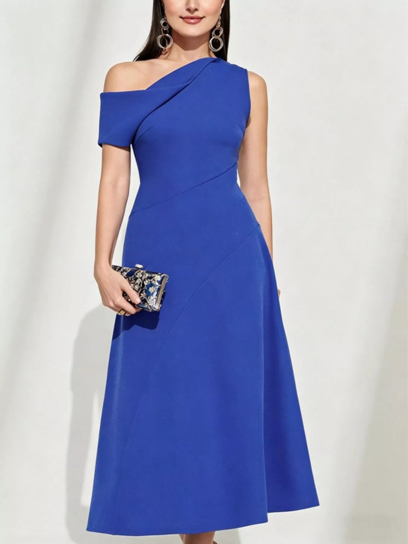 One - Shoulder Midi Dress - Flip Flop Dynasty