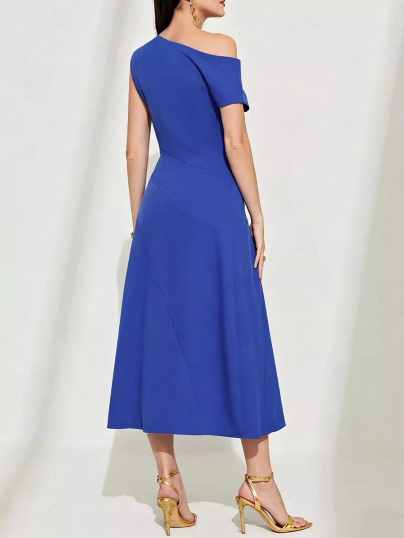 One - Shoulder Midi Dress - Flip Flop Dynasty
