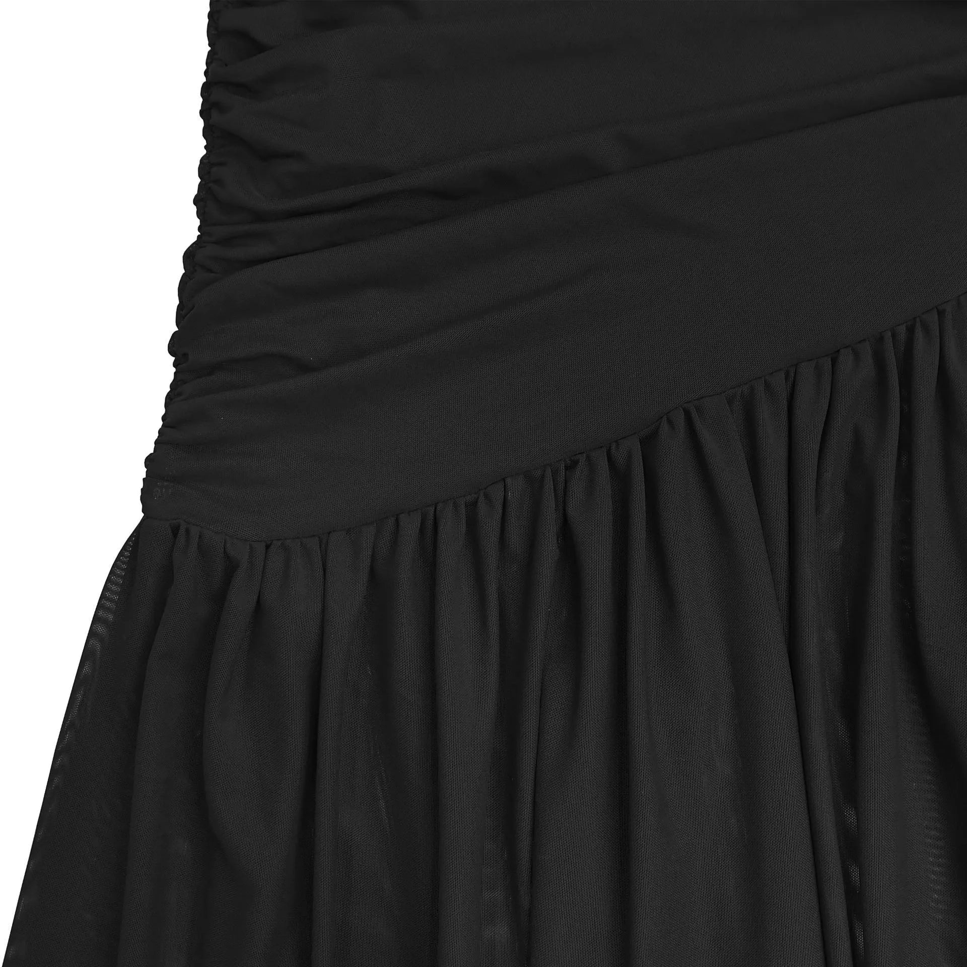 One - Shoulder Ruched Bodycon Maxi Dress - Flip Flop Dynasty