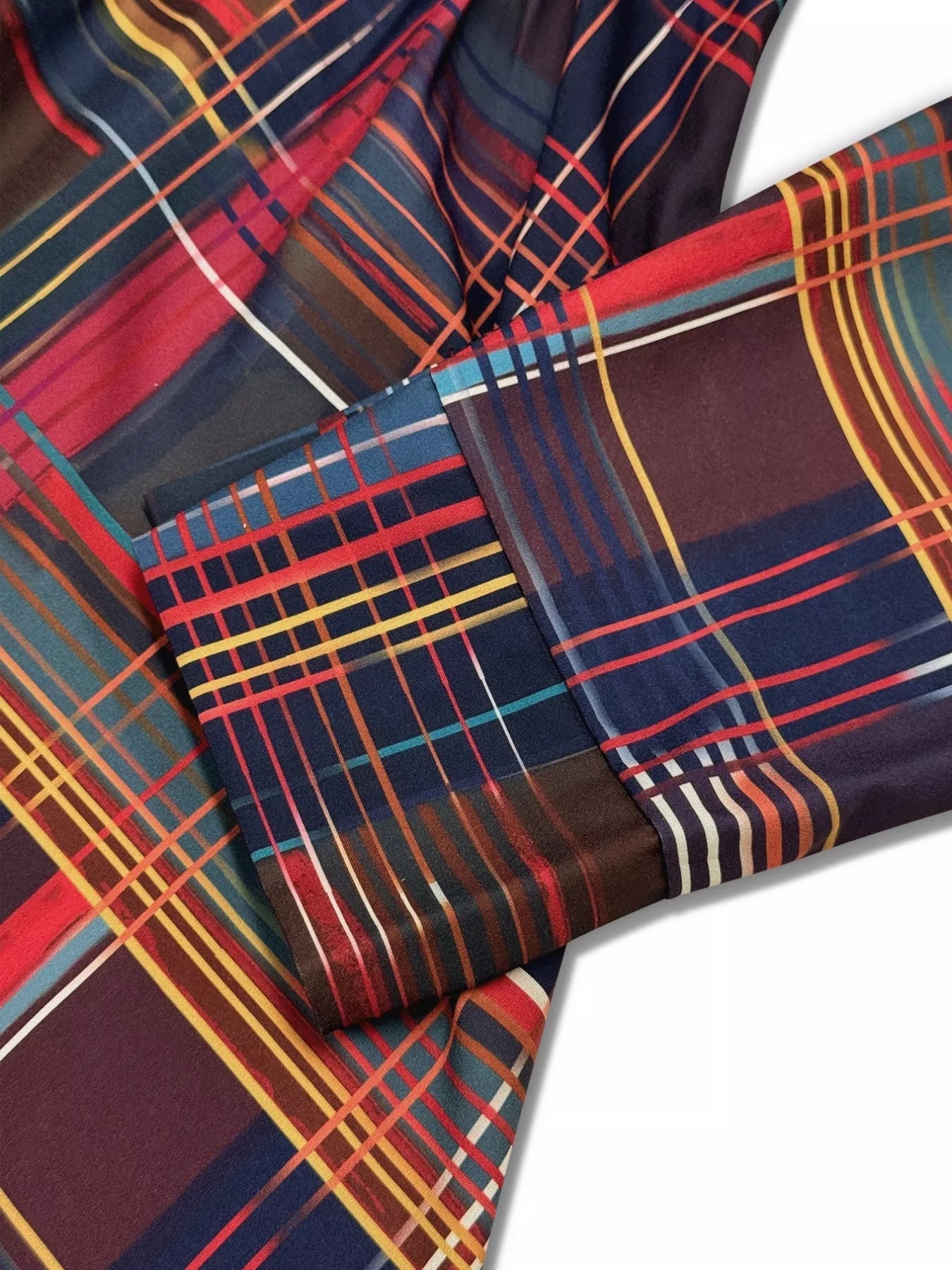 Plaid Long Sleeve Shirt Dress - Flip Flop Dynasty