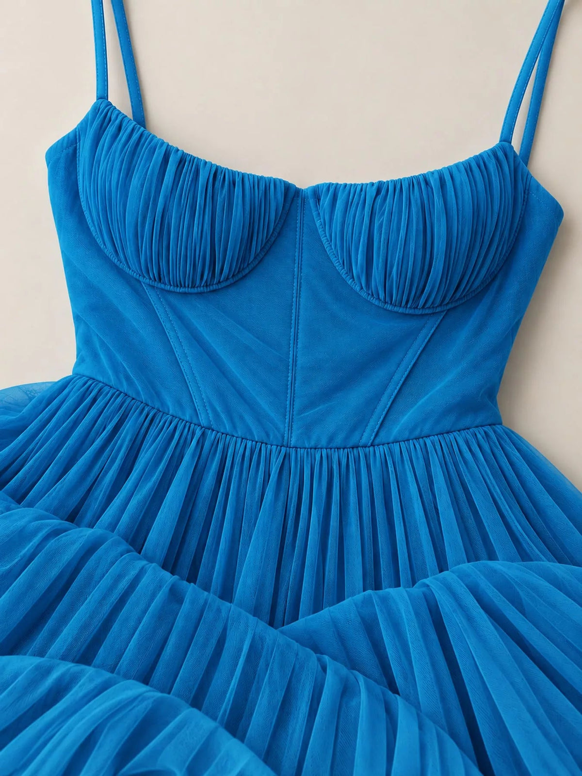Pleated Sweetheart Neck Midi Dress - Flip Flop Dynasty