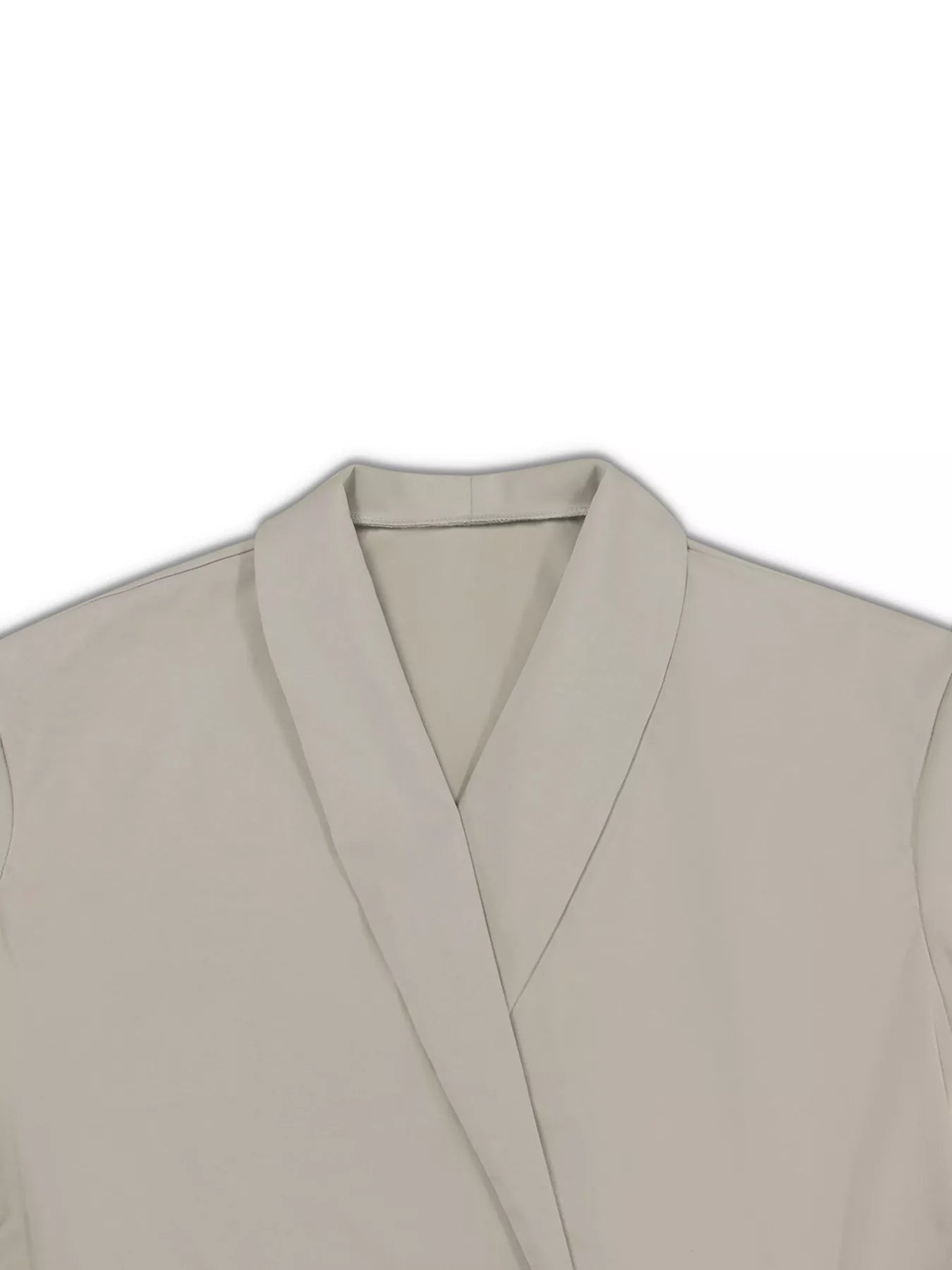 Plus Size Belt Long Sleeve Blazer and Pants Set - Flip Flop Dynasty