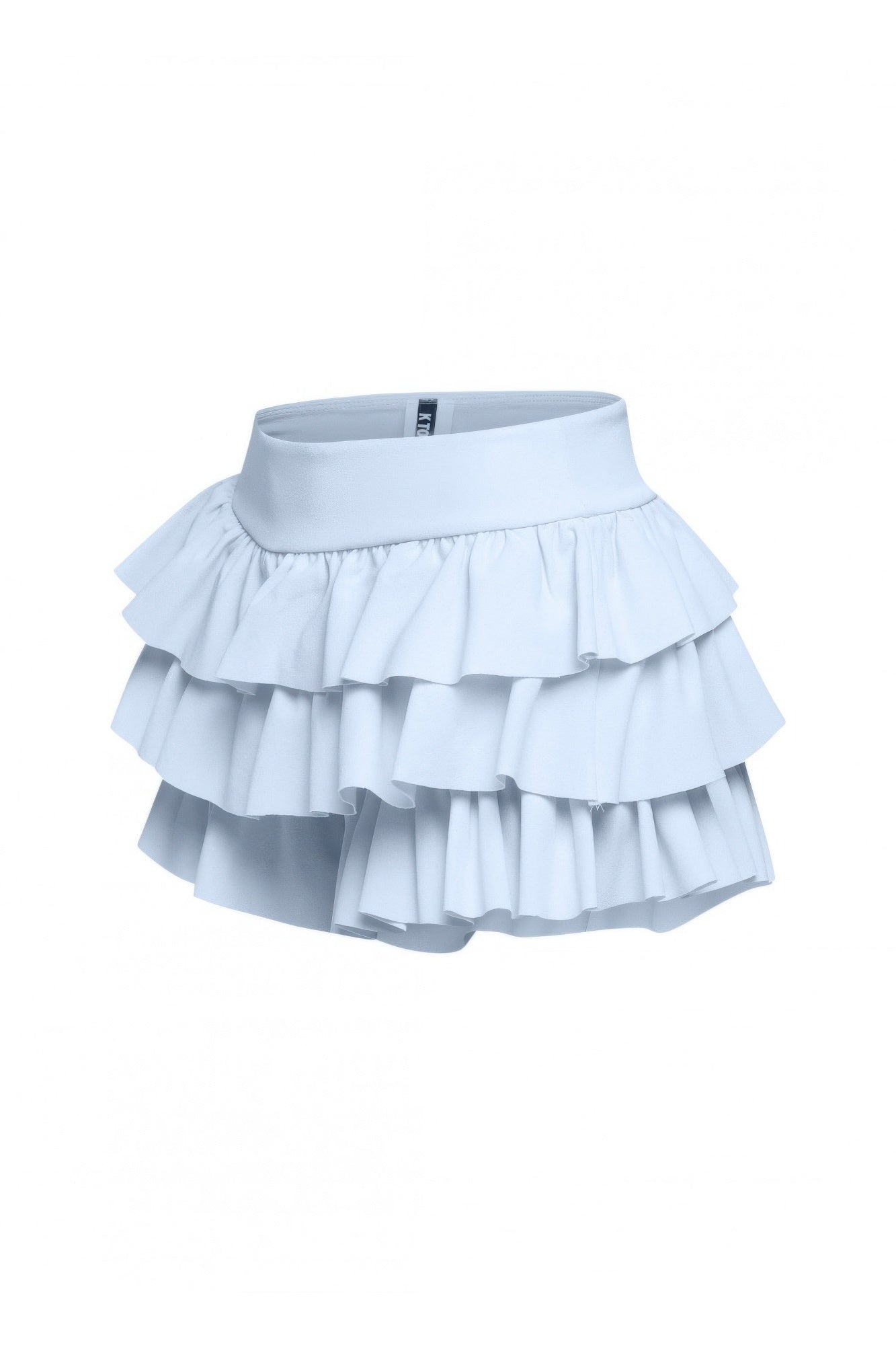 Plus Size Solid Ruffled Shorts - Flip Flop Dynasty