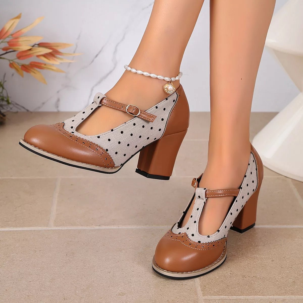 Point Toe Block Heels Pumps - Flip Flop Dynasty
