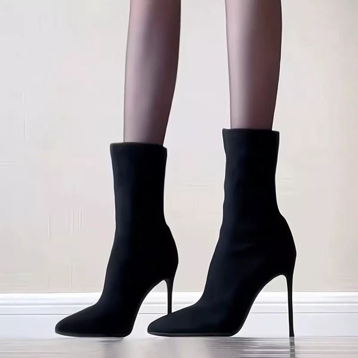 Point Toe Stiletto Boots - Flip Flop Dynasty